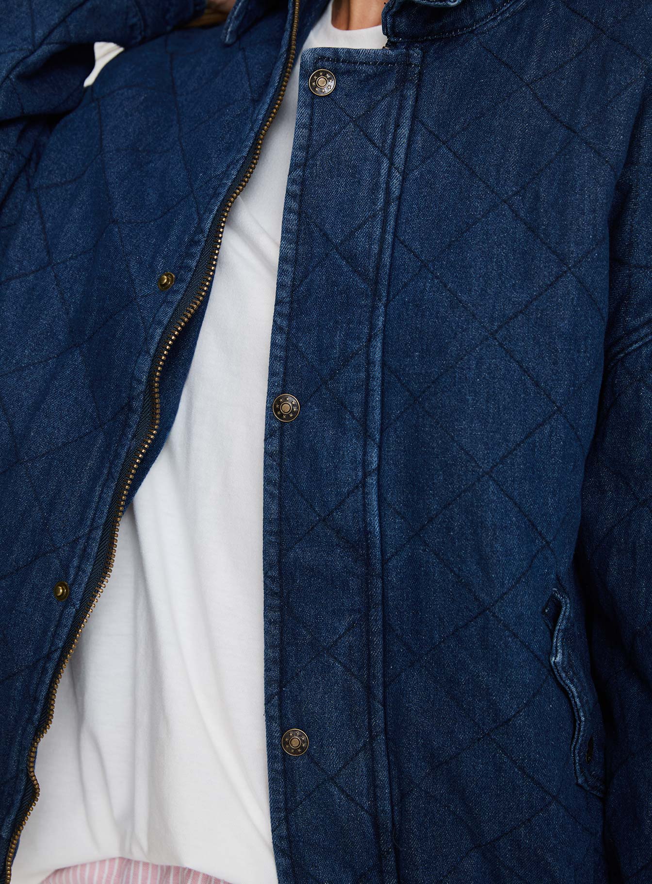 Kenny Bomber Jacket Dark Denim - Image 6