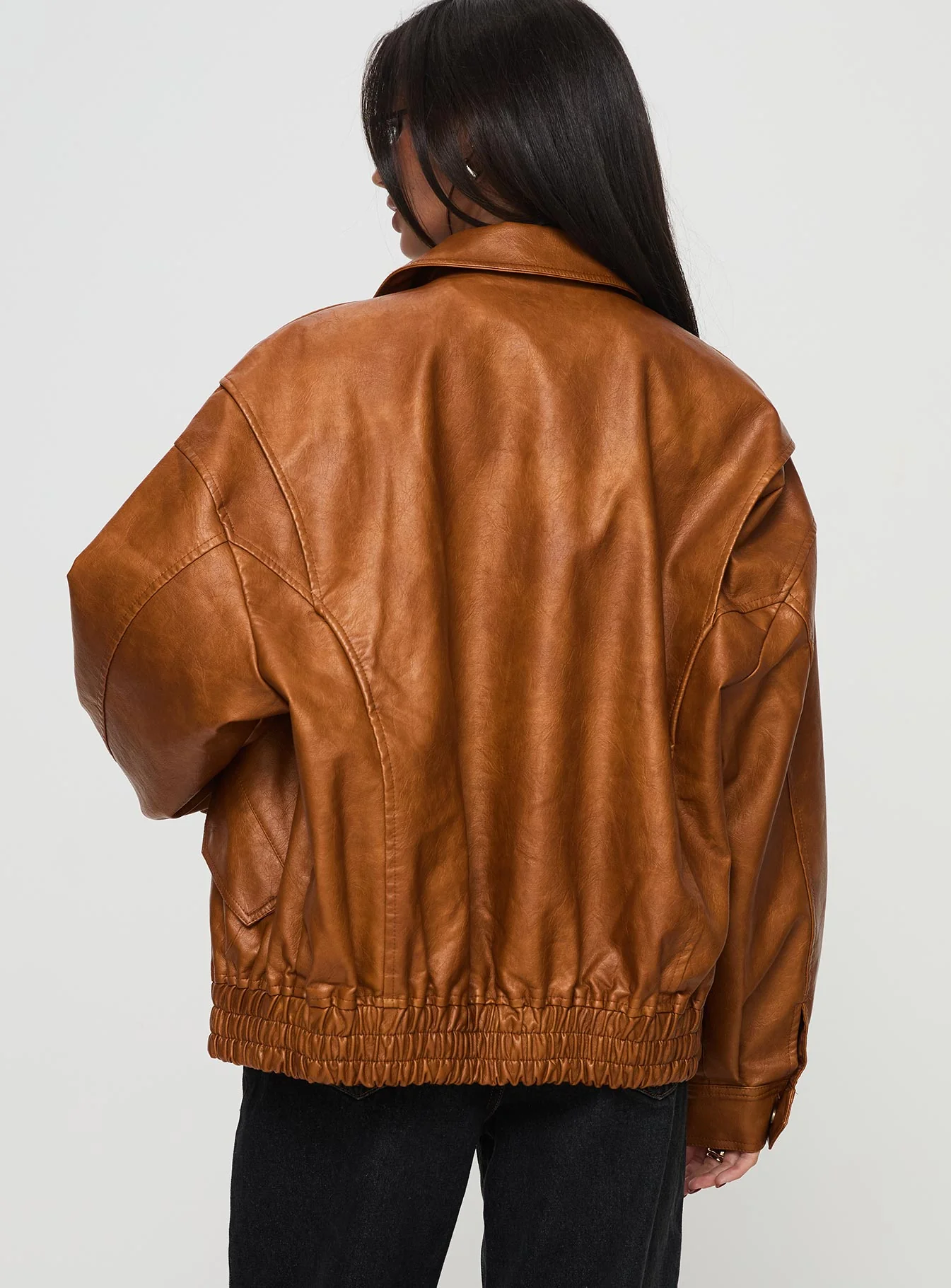 Kenny Bomber Jacket Tan - Image 5