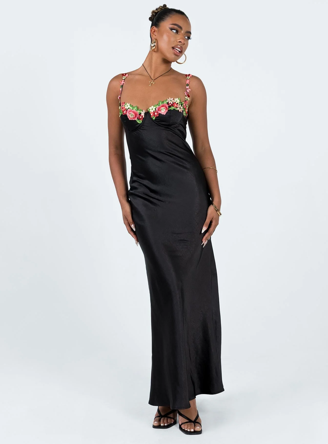Kenzie Maxi Dress Black - Image 3