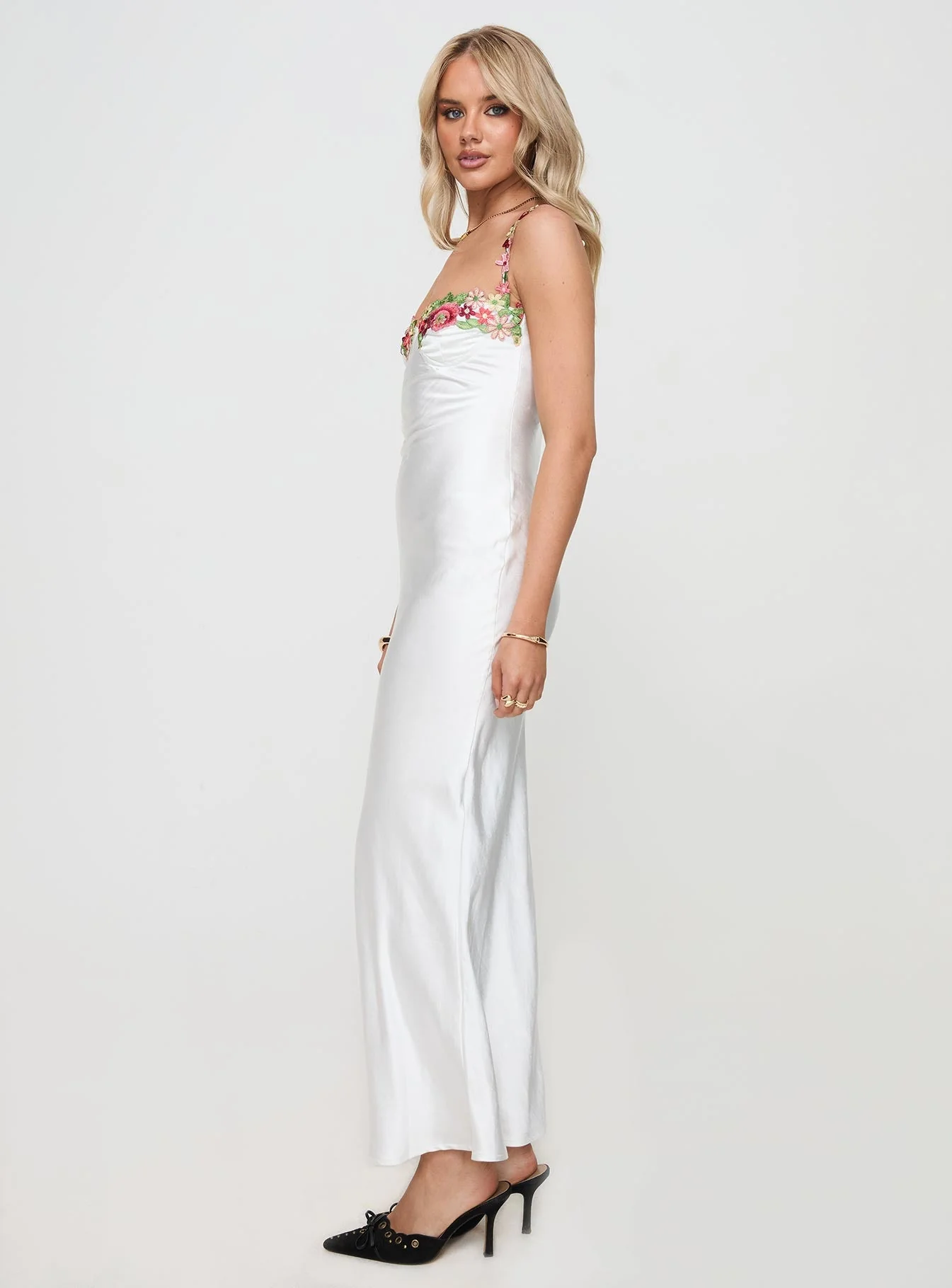 Kenzie Maxi Dress White - Image 4