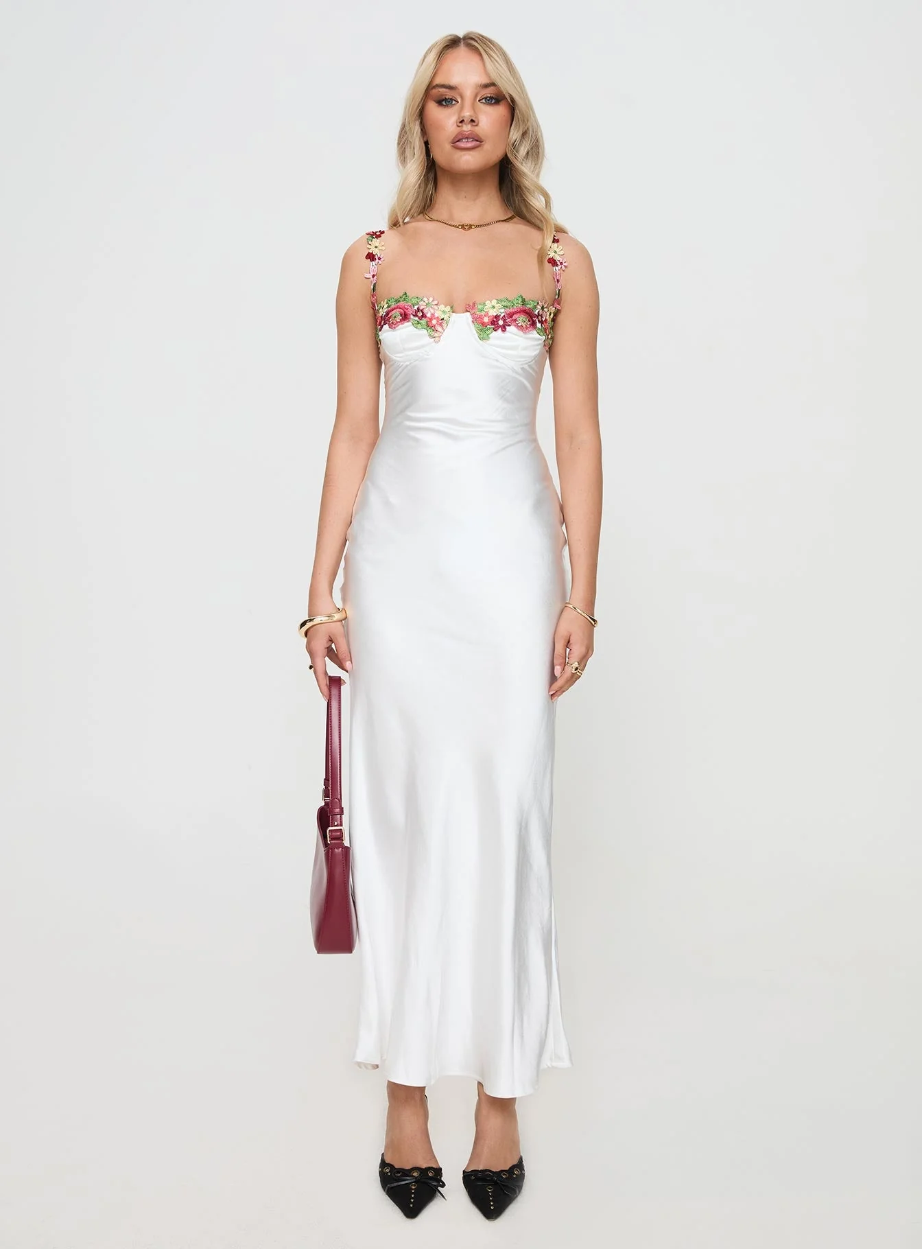 Kenzie Maxi Dress White - Image 7