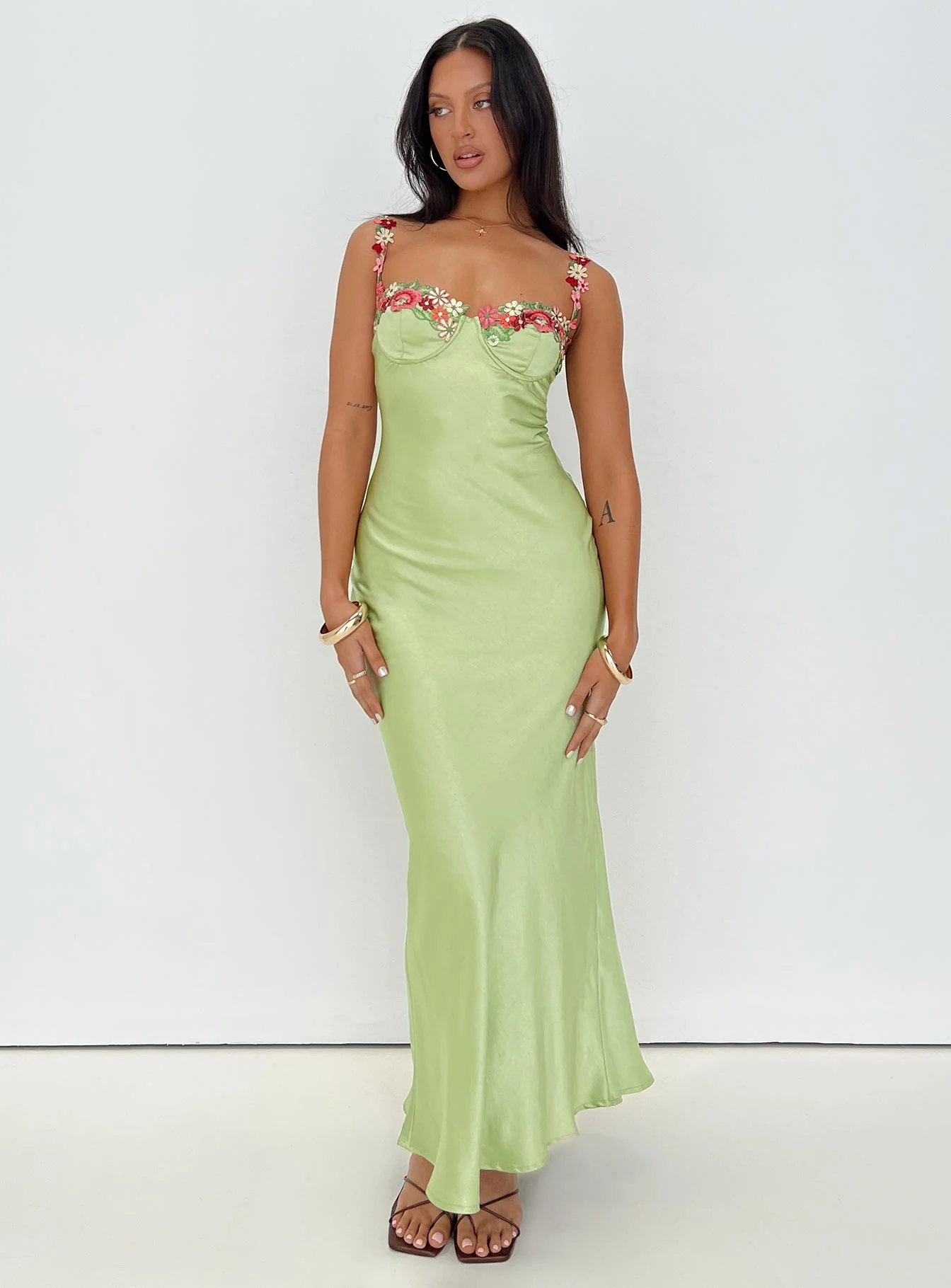 Kenzie Maxi Dress Green - Image 8