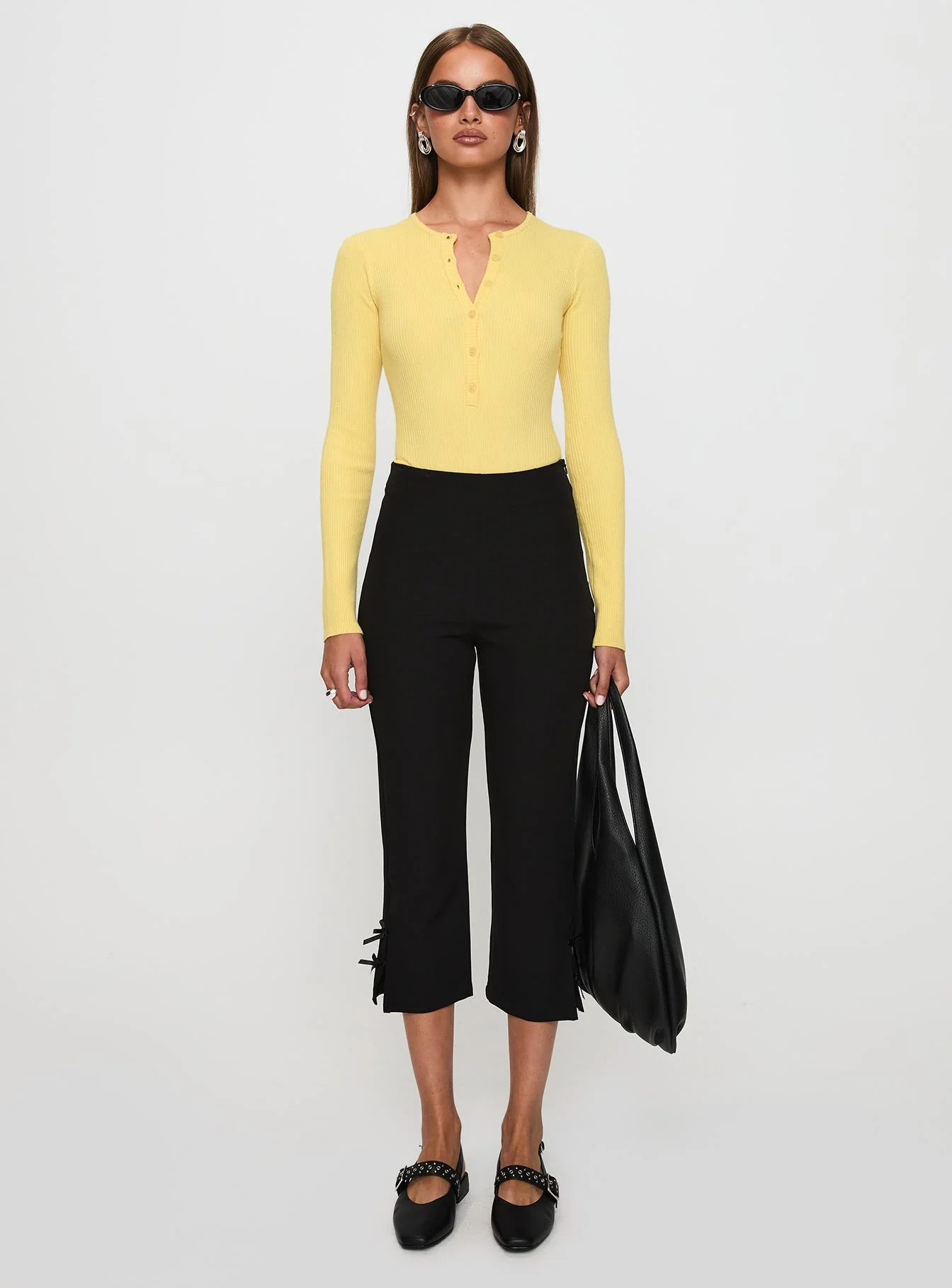Kerra Long Sleeve Bodysuit Lemon - Image 7