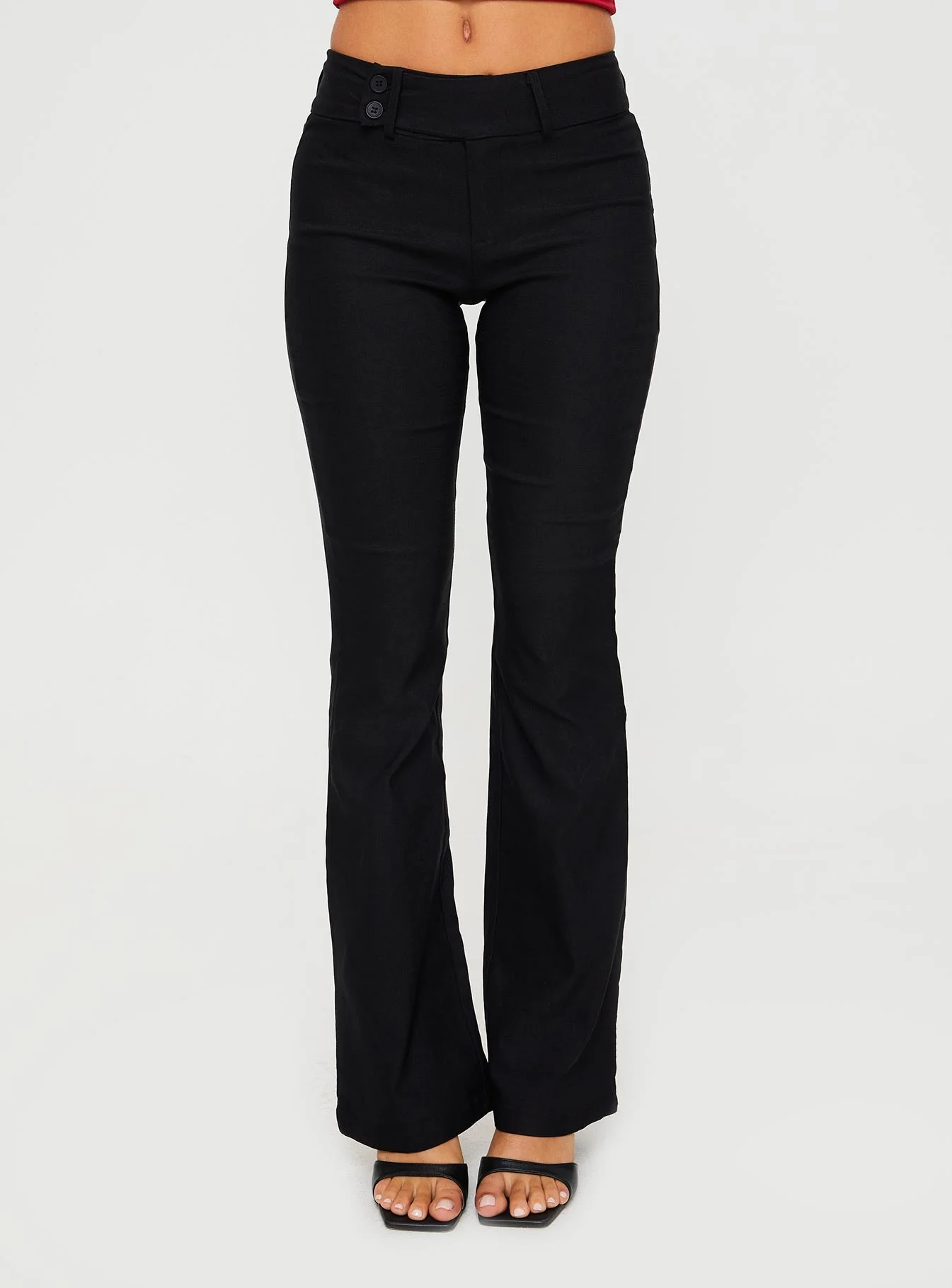 Kinkirk Flared Pants Black - Image 2