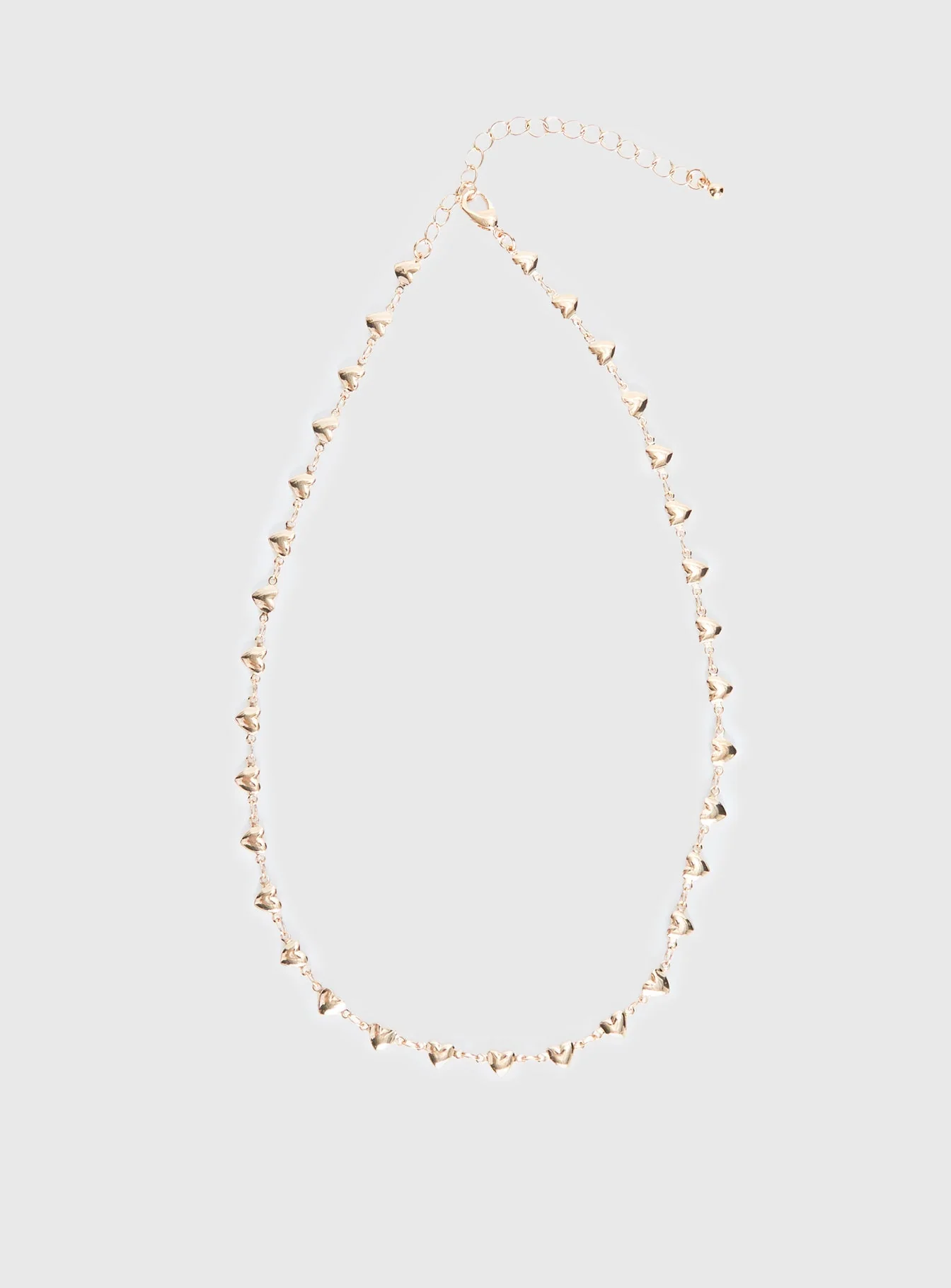 Kinsey Heart Necklace Gold - Image 2