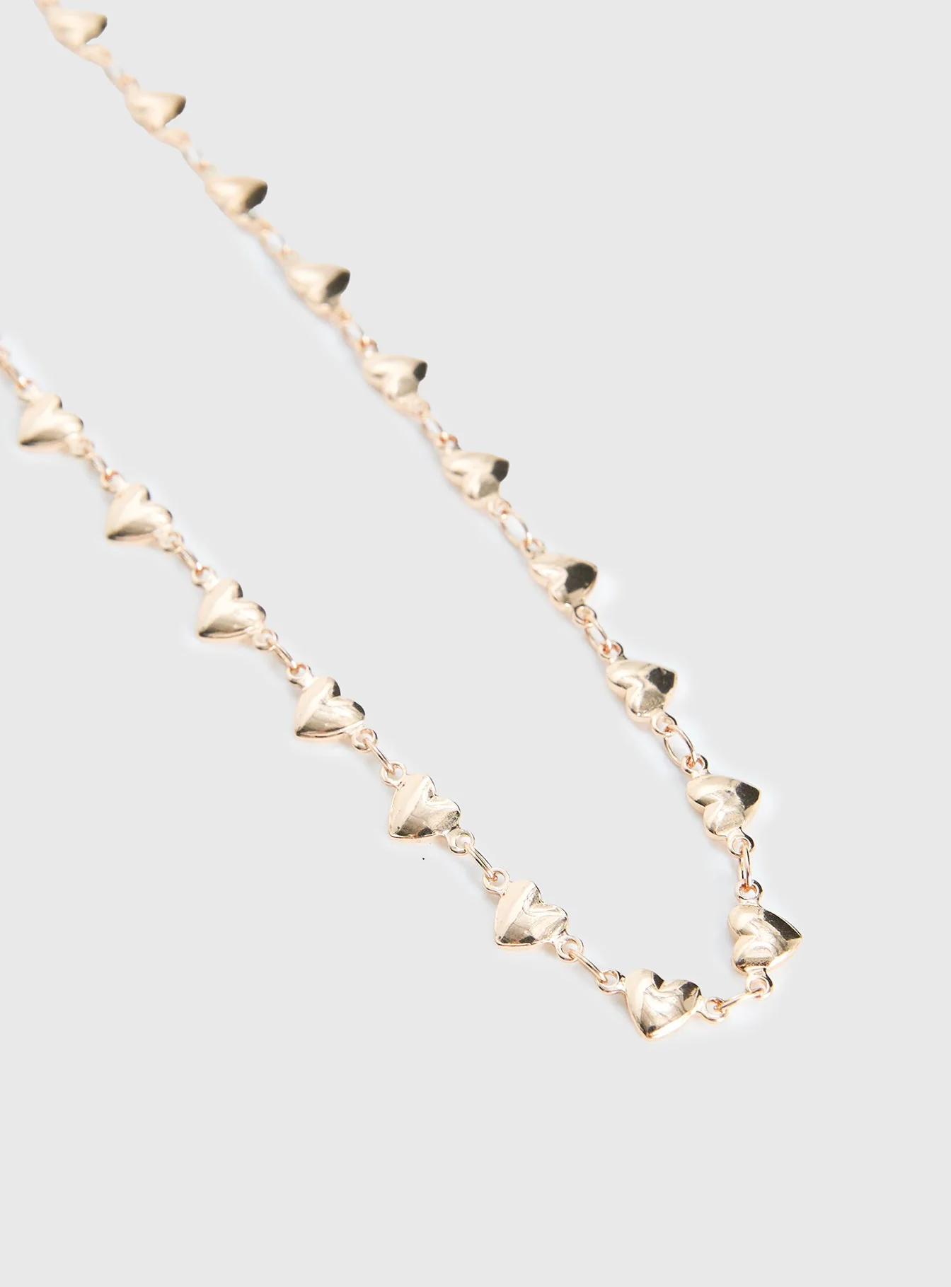 Kinsey Heart Necklace Gold - Image 3