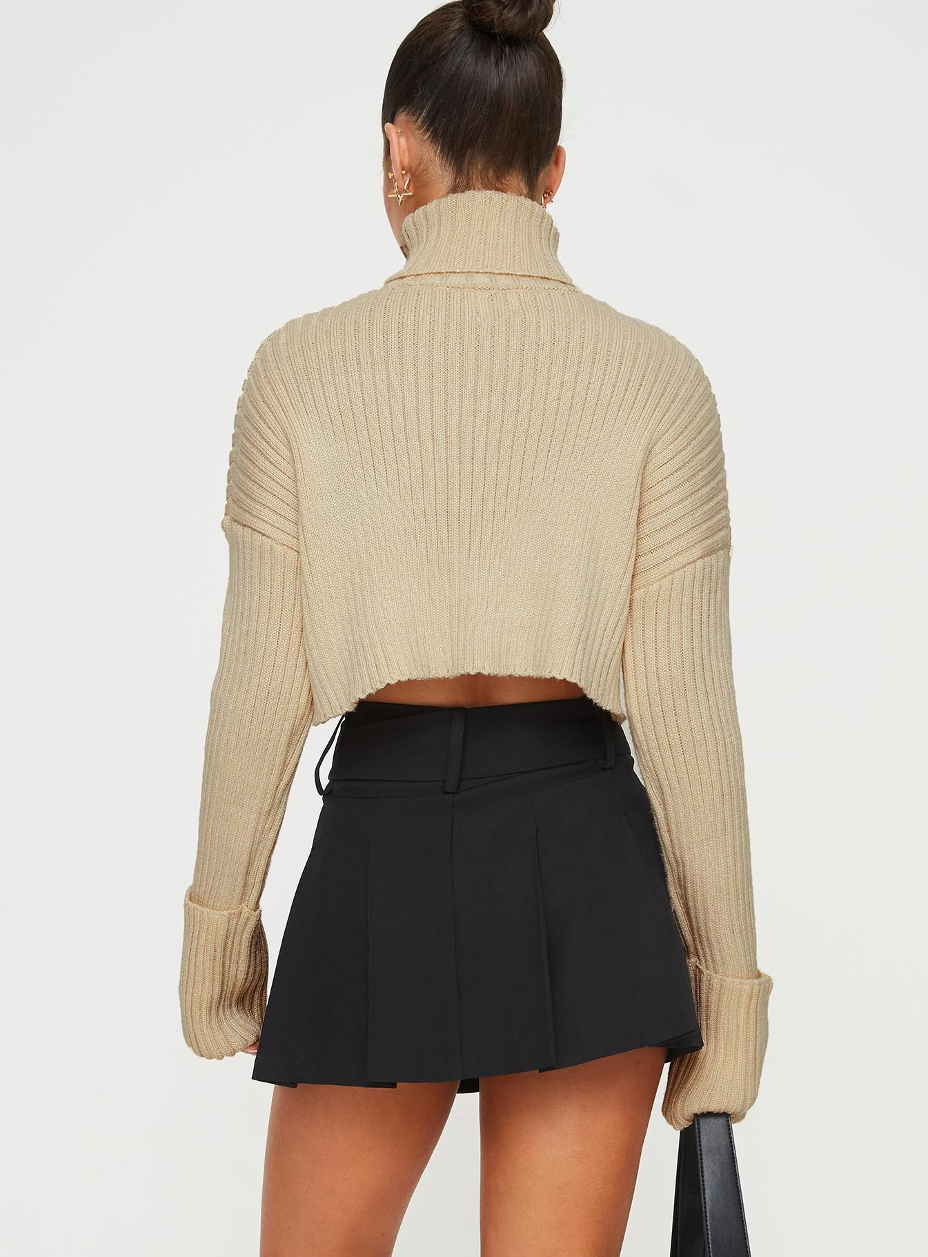 Kinzlee Mini Skirt Black Tall - Image 5