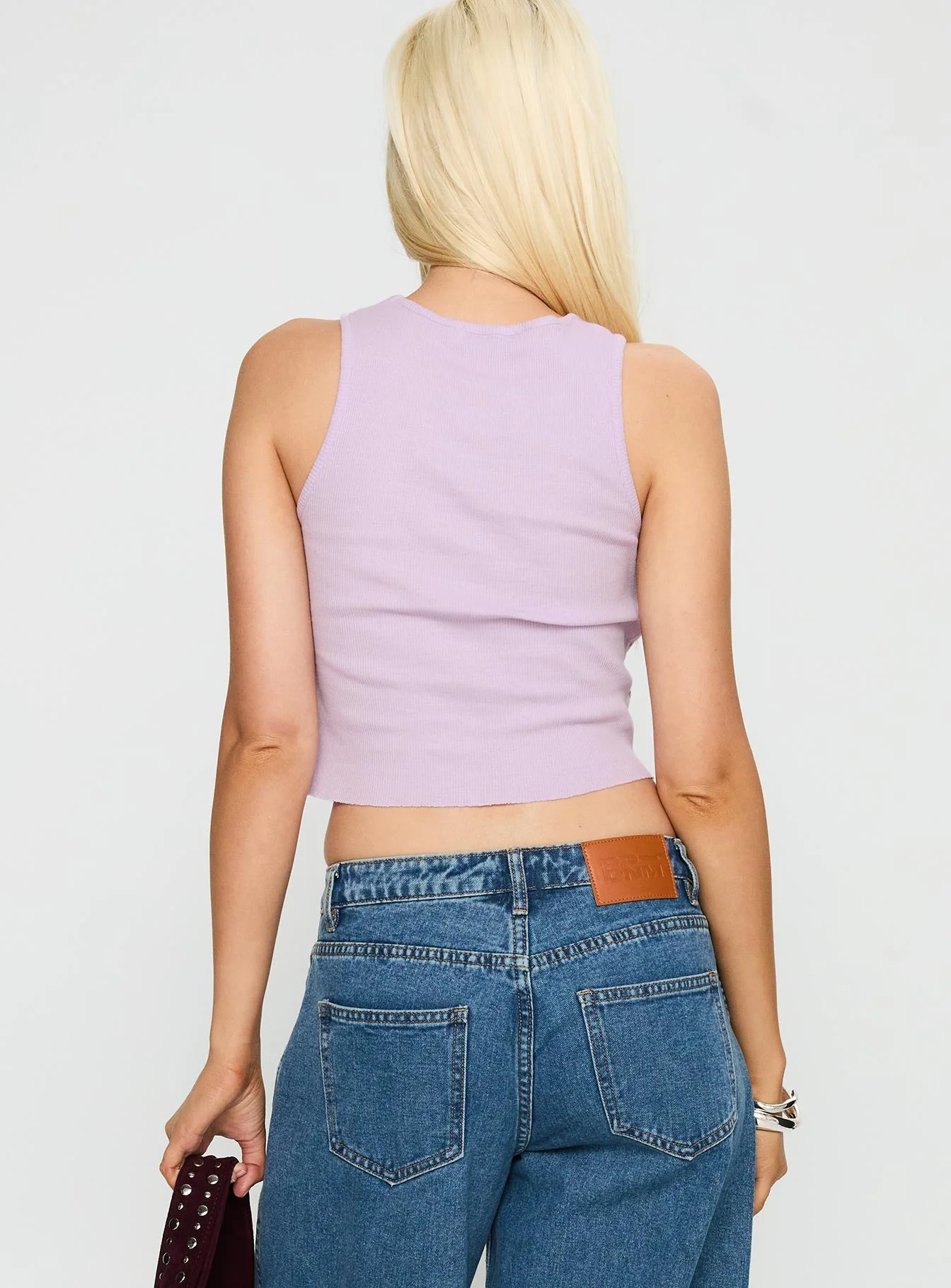 Kiss Of Love Graphic Top Purple - Image 5