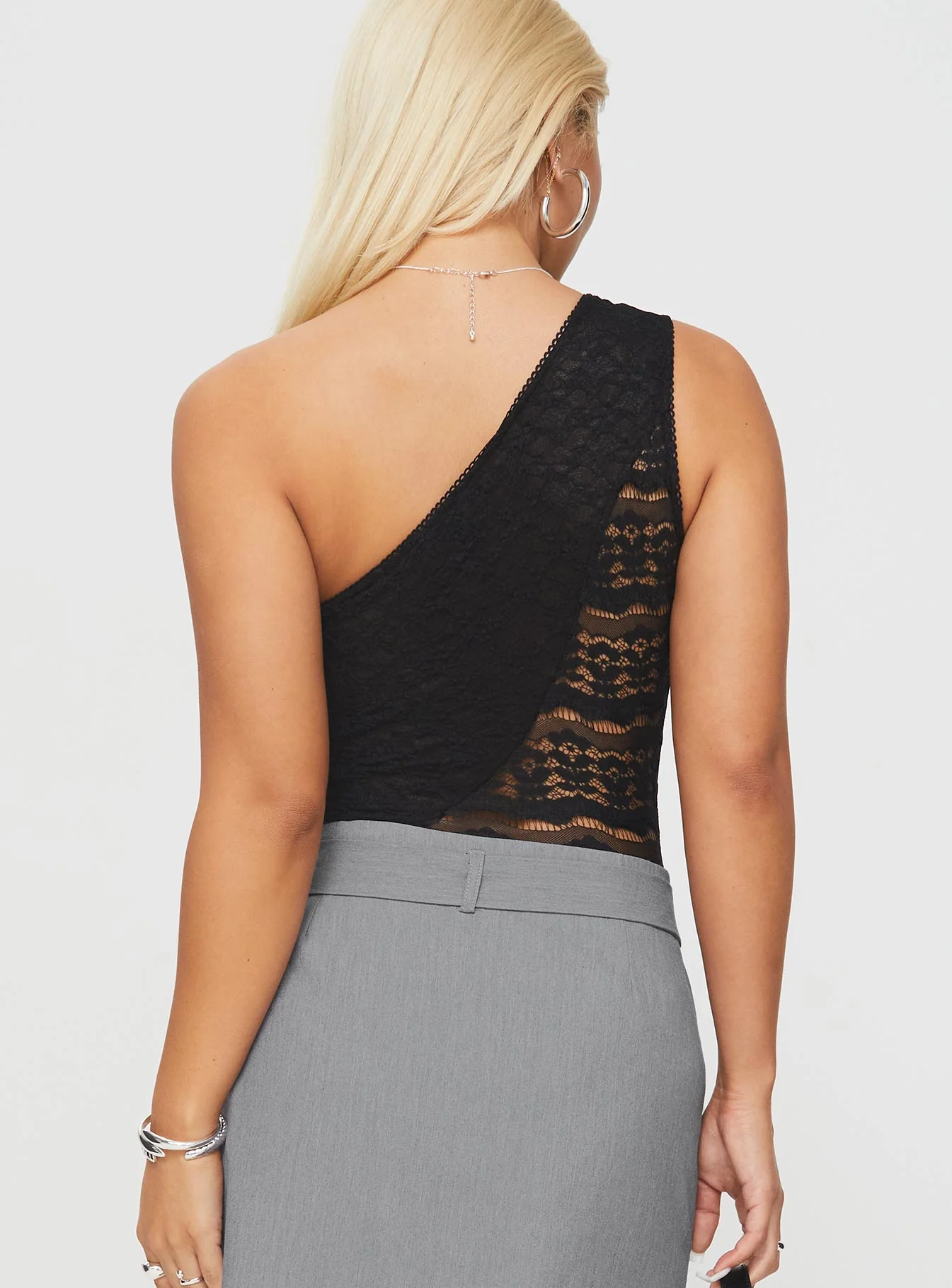 Knotti Lace Bodysuit Black - Image 5