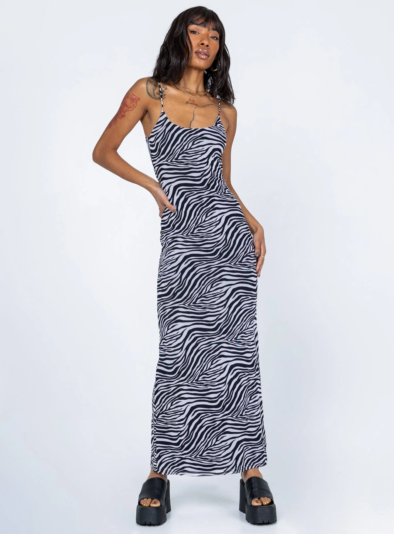 Knox Maxi Dress Zebra - Image 2