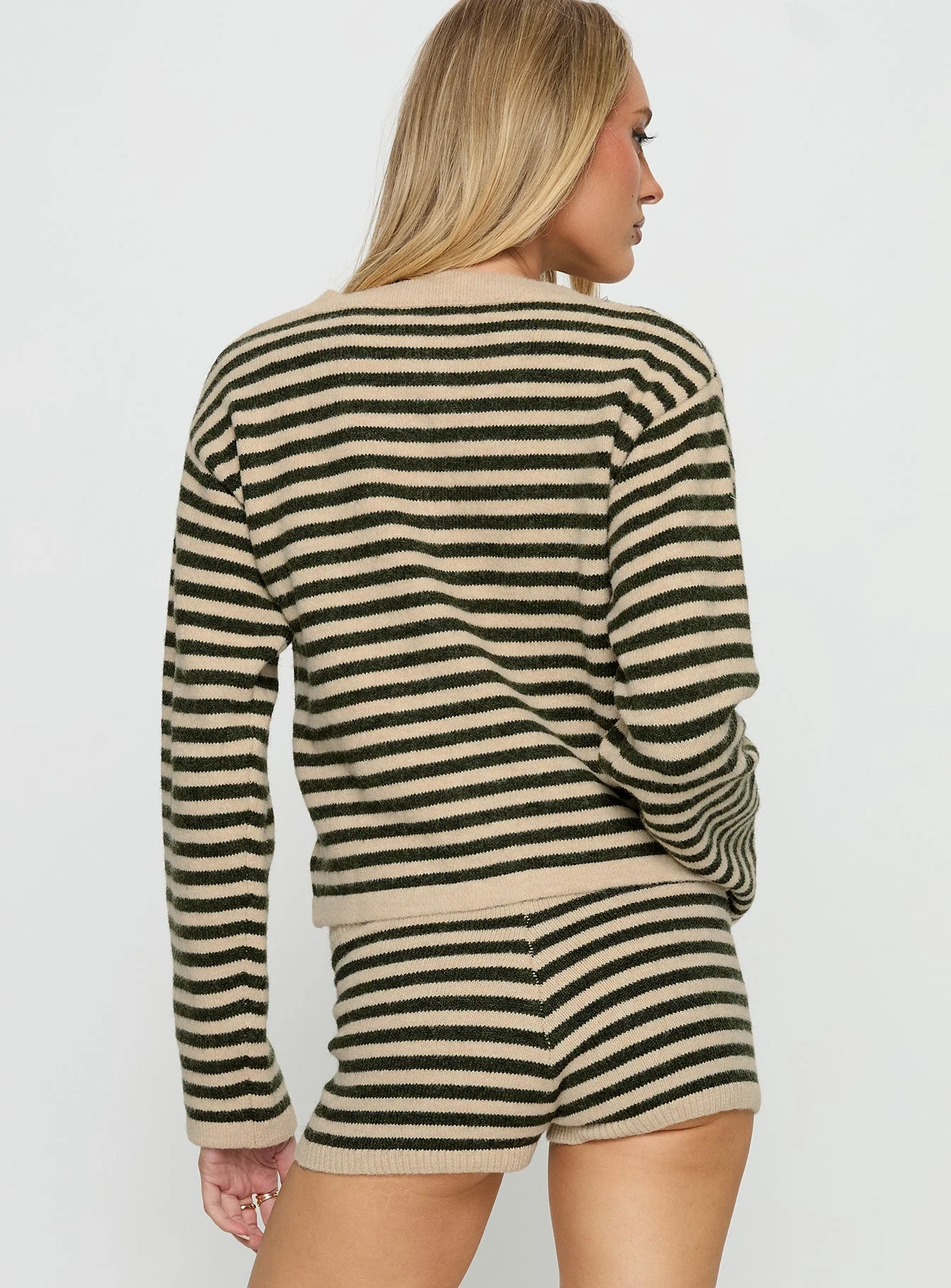Kollens Knit Cardigan Beige Multi - Image 5