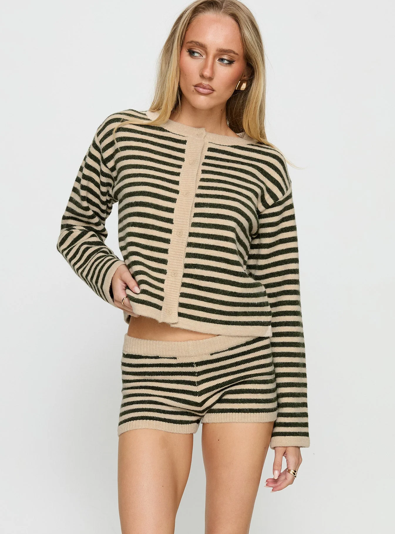 Kollens Knit Micro Short Beige Multi - Image 2