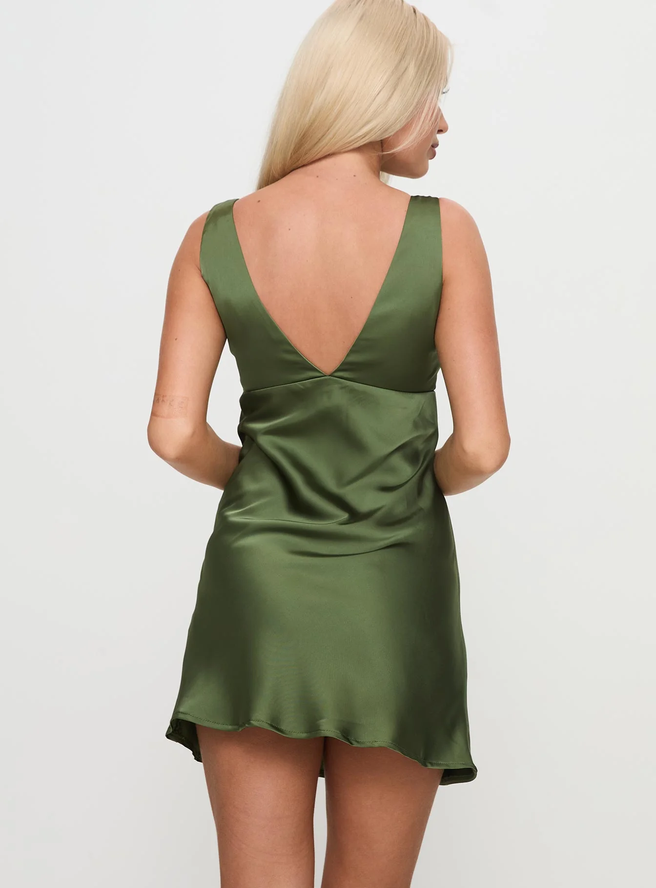 Kosettina Mini Dress Green - Image 4