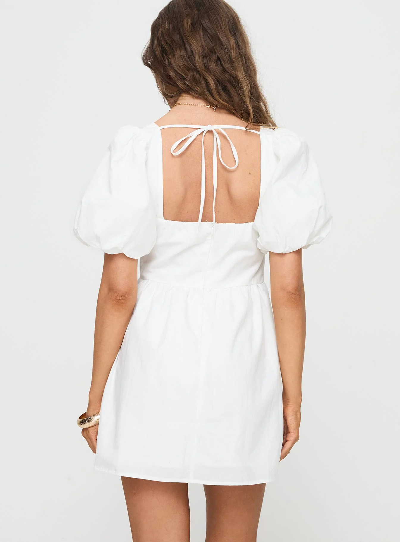 Kreamy Mini Dress White - Image 5