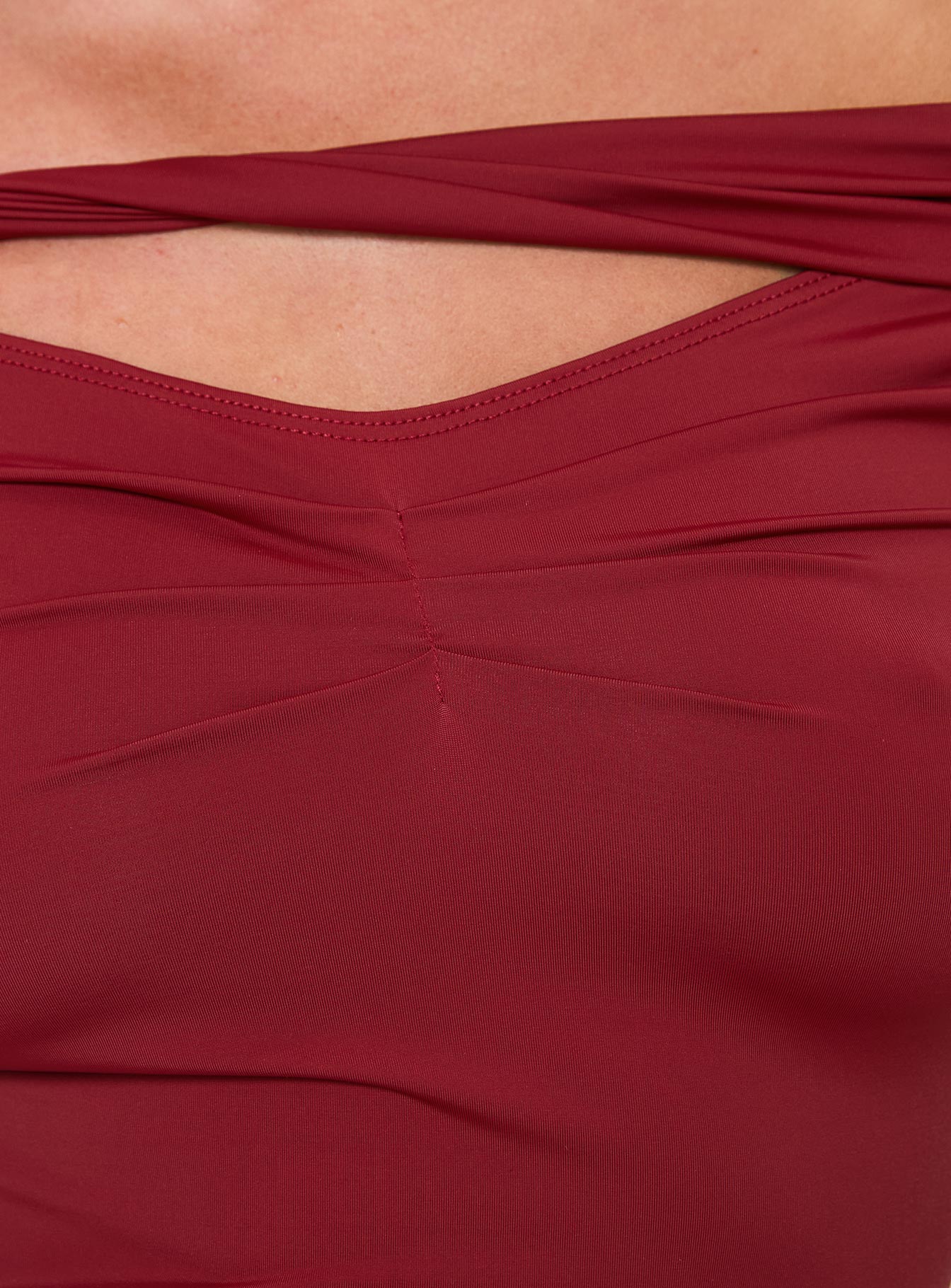 Kressida Off The Shoulder Top Red - Image 6