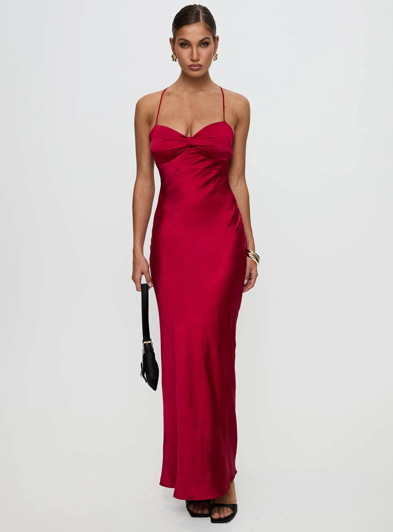 Kristelle Maxi Dress Red - Image 2