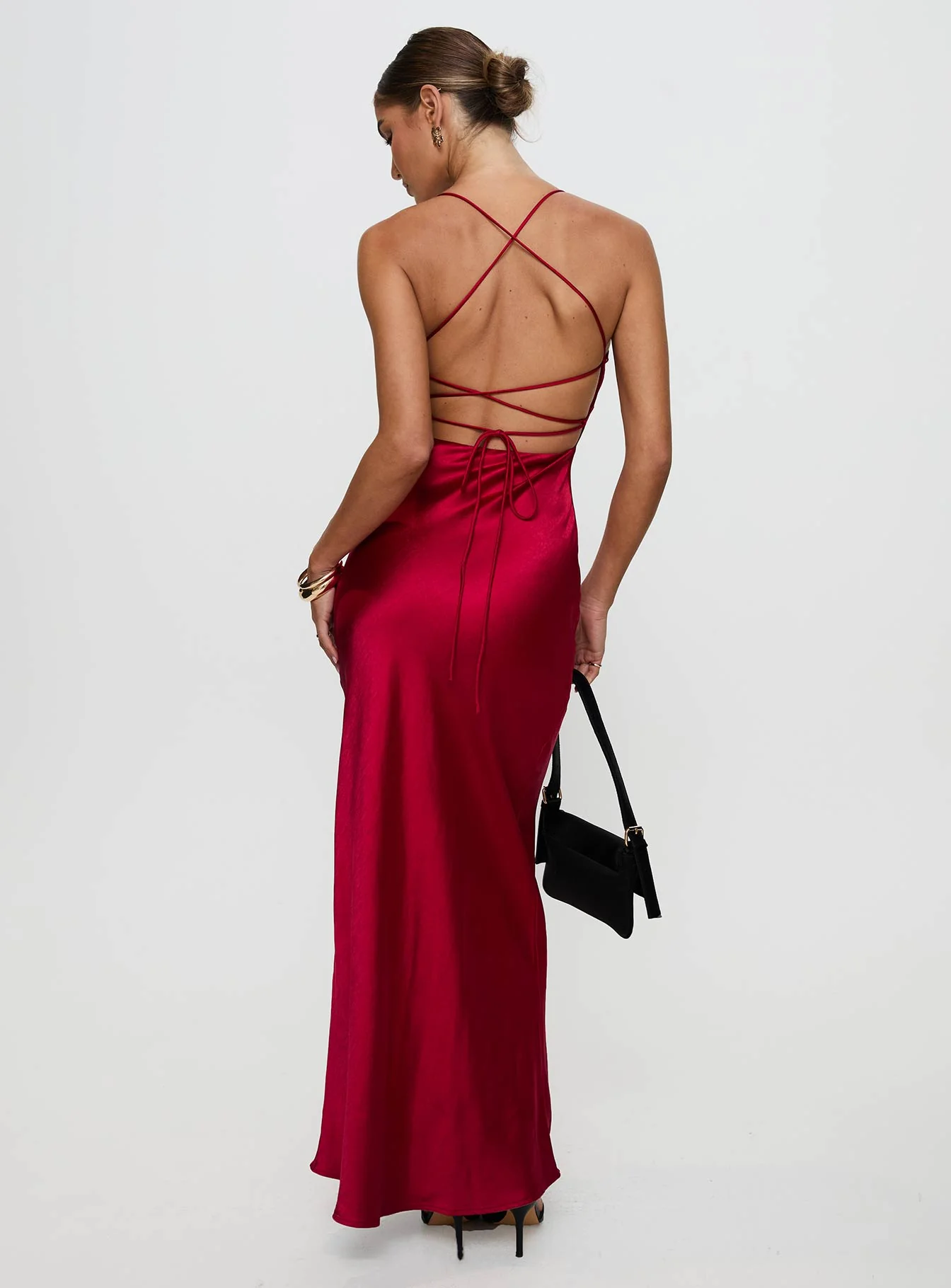 Kristelle Maxi Dress Red - Image 5