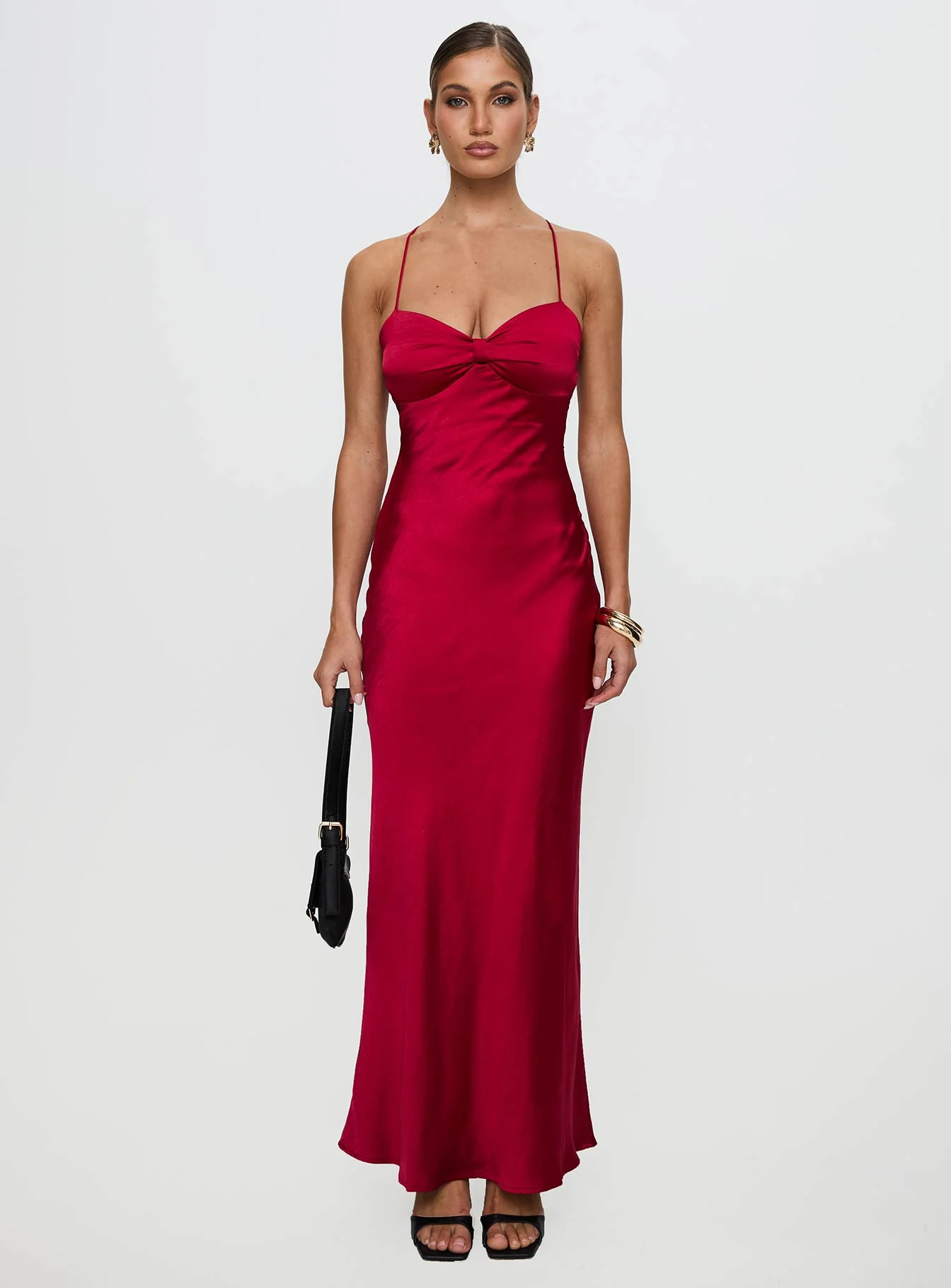 Kristelle Maxi Dress Red - Image 6