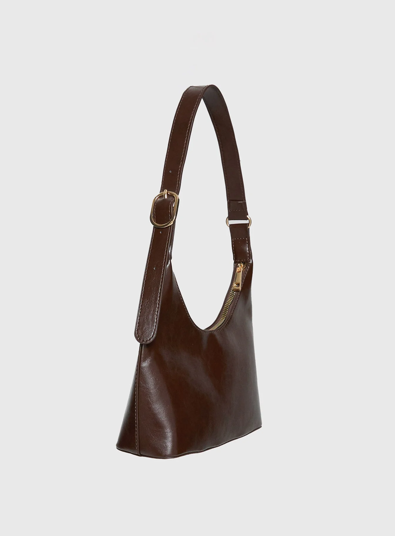 Lacen Medium Shoulder Bag Brown - Image 3