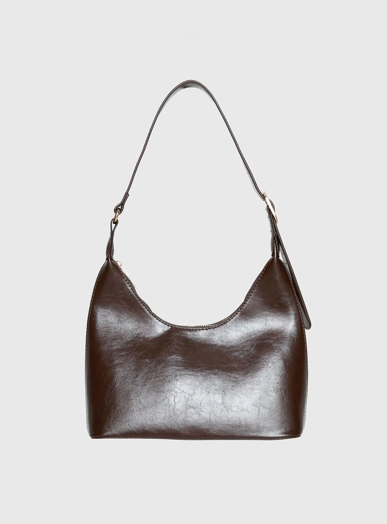 Lacen Medium Shoulder Bag Brown - Image 4