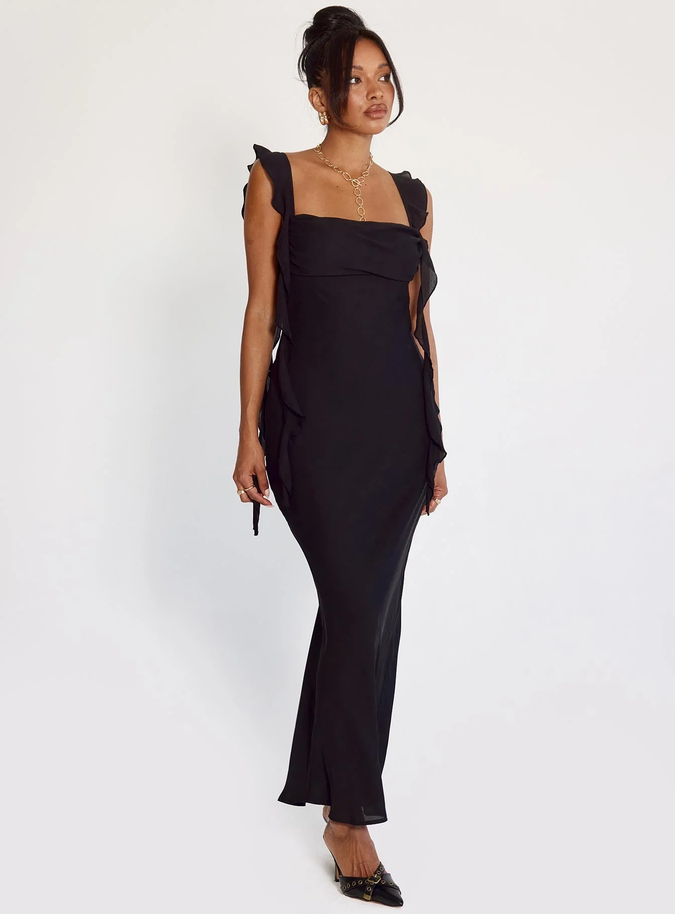 Lanai Maxi Dress Black - Image 7