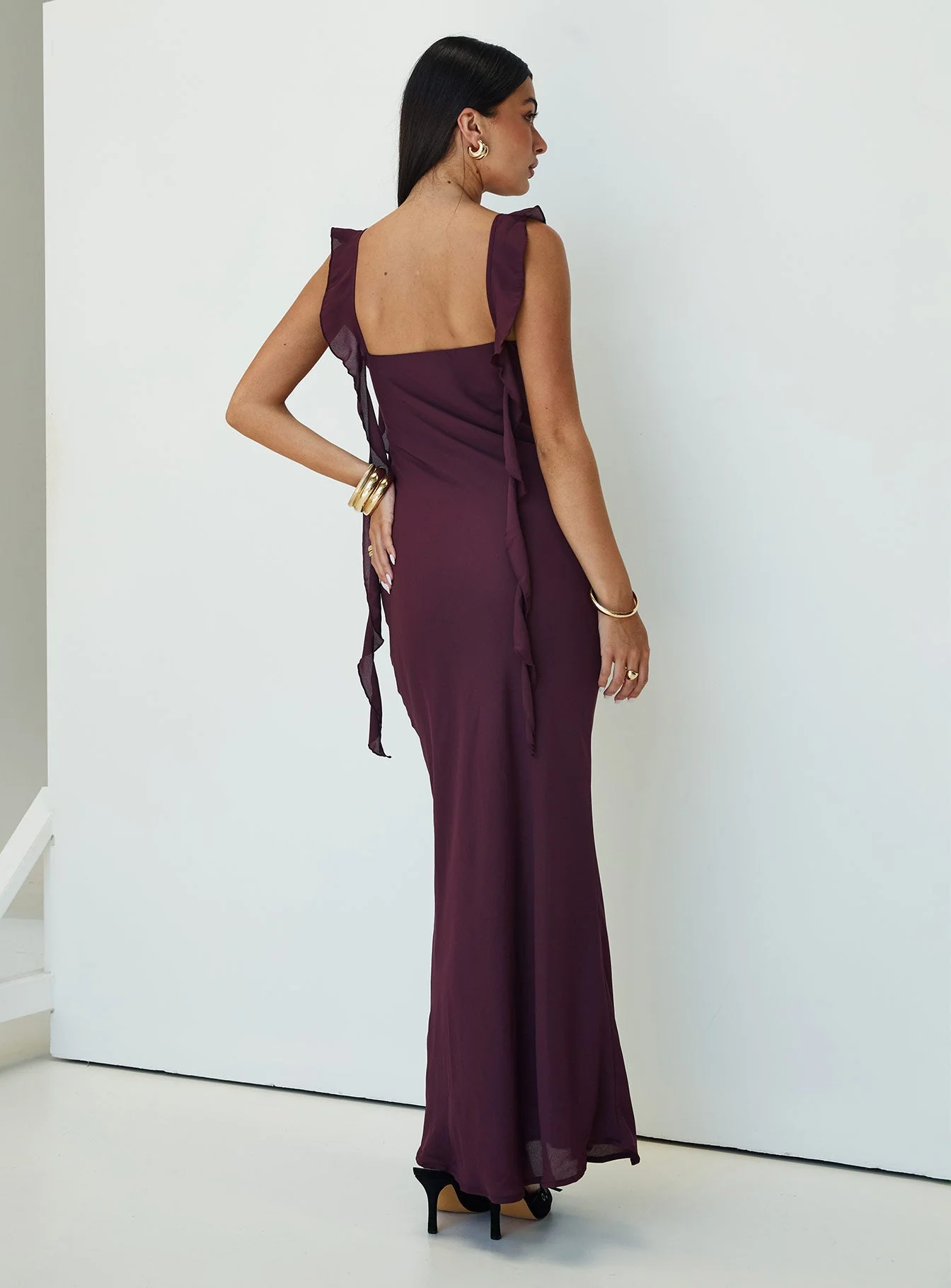 Lanai Maxi Dress Plum - Image 11