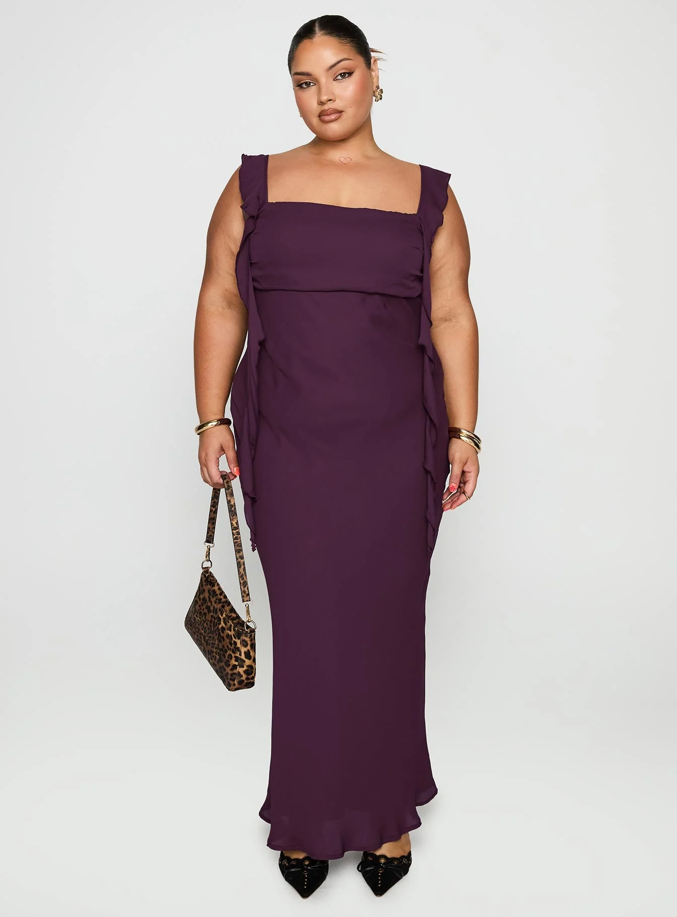 Lanai Maxi Dress Plum Curve - Image 2