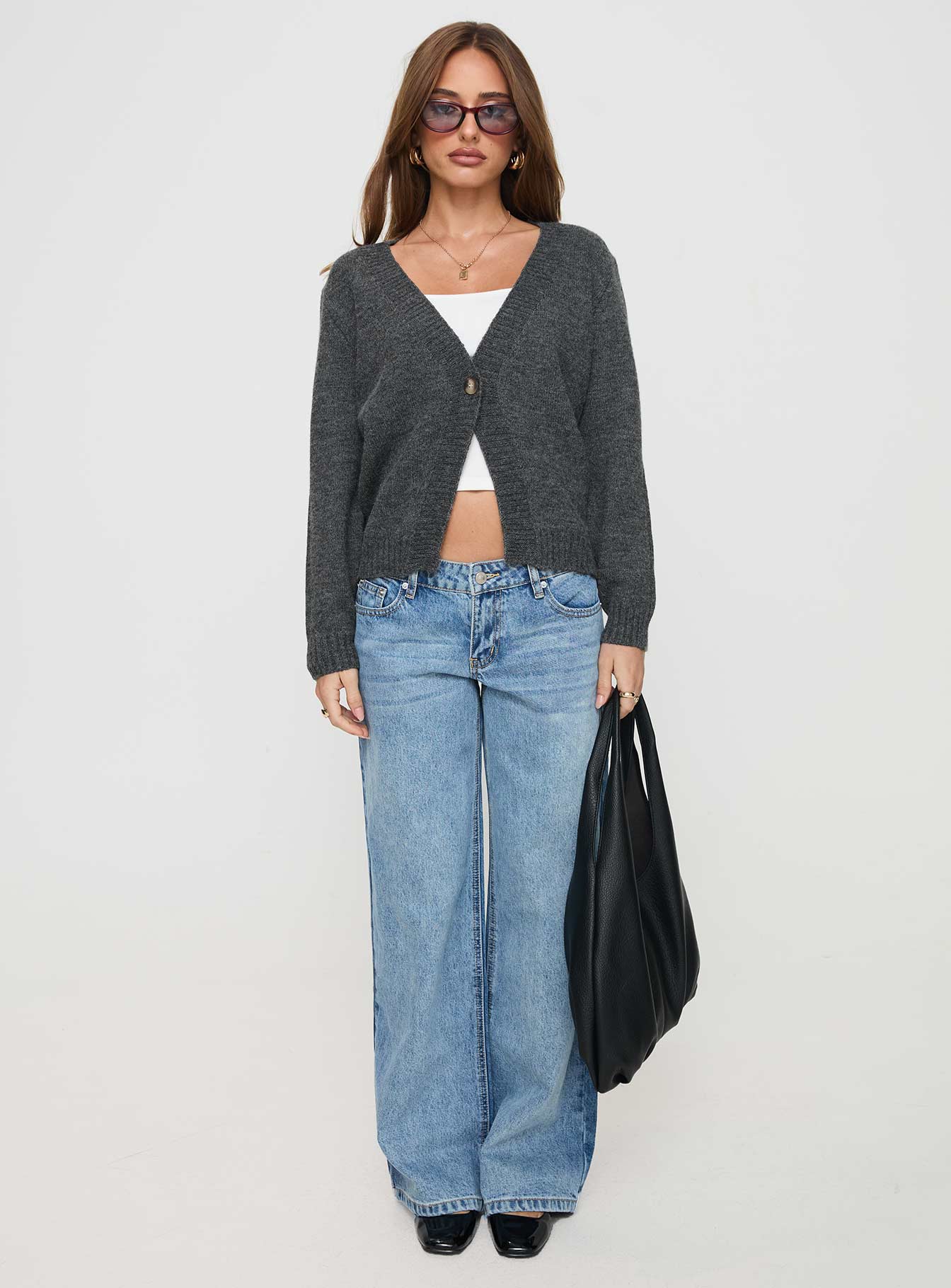 Larkins Cardigan Grey - Image 6