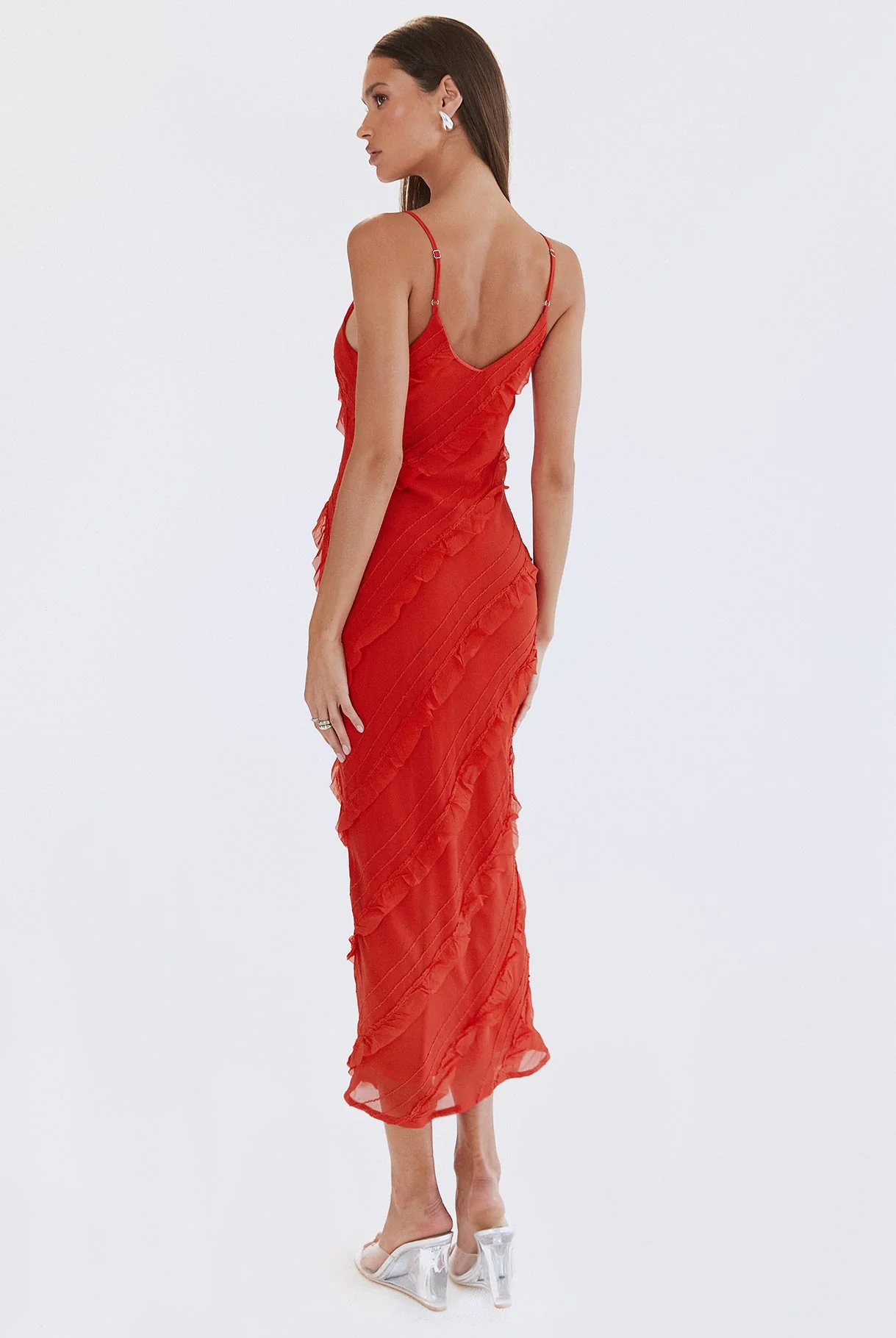 Lars Maxi Dress Red - Image 4