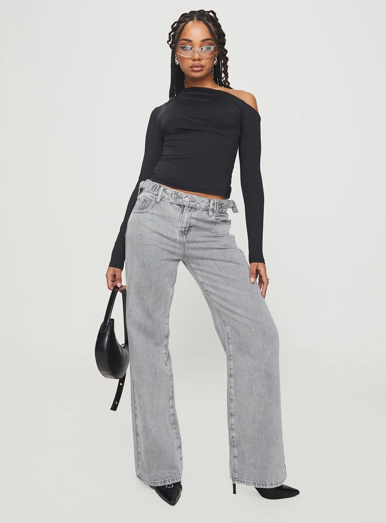 Lasharie Long Sleeve Top Black - Image 3
