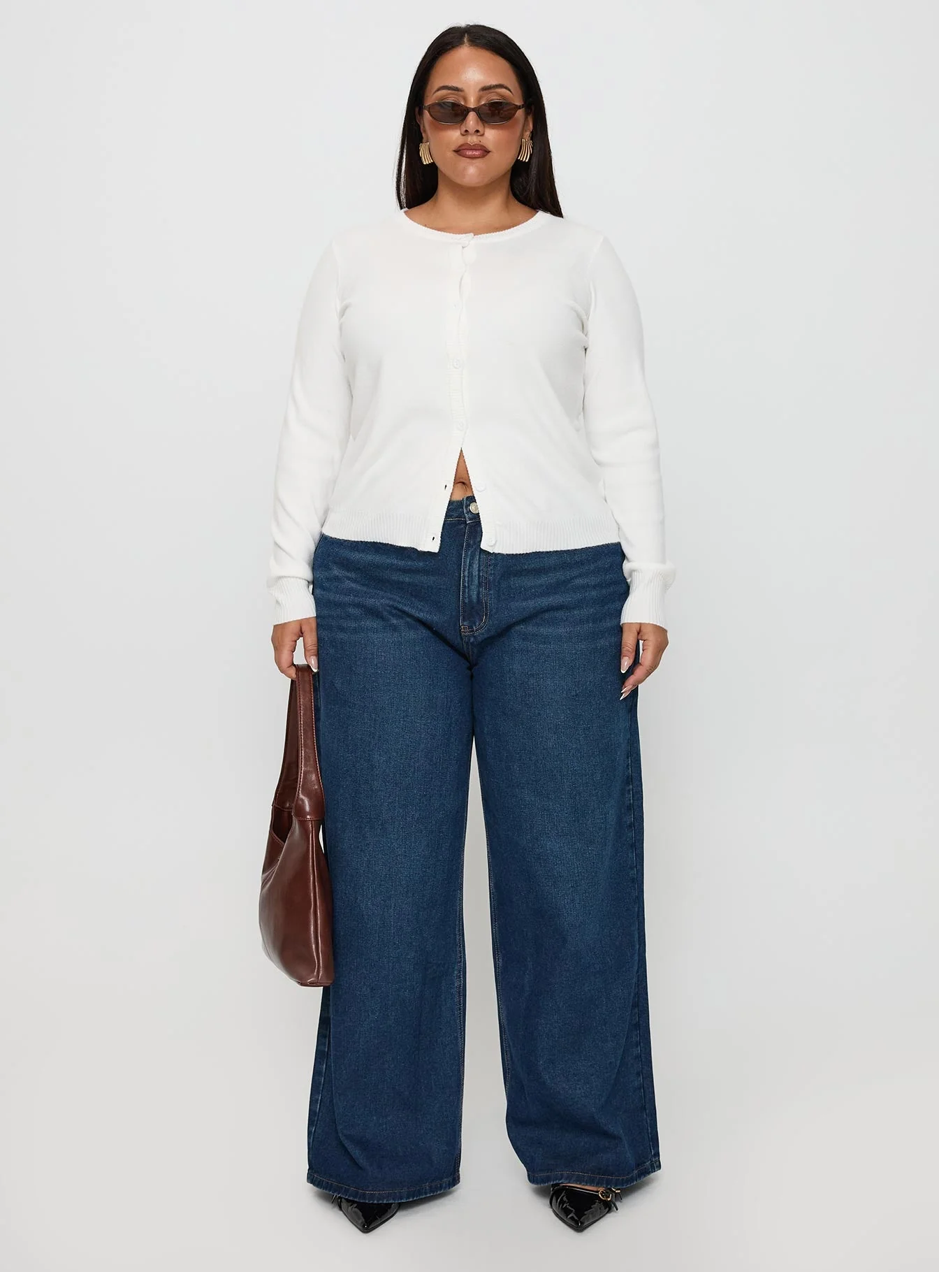 Lauraine Cardigan White Curve - Image 7