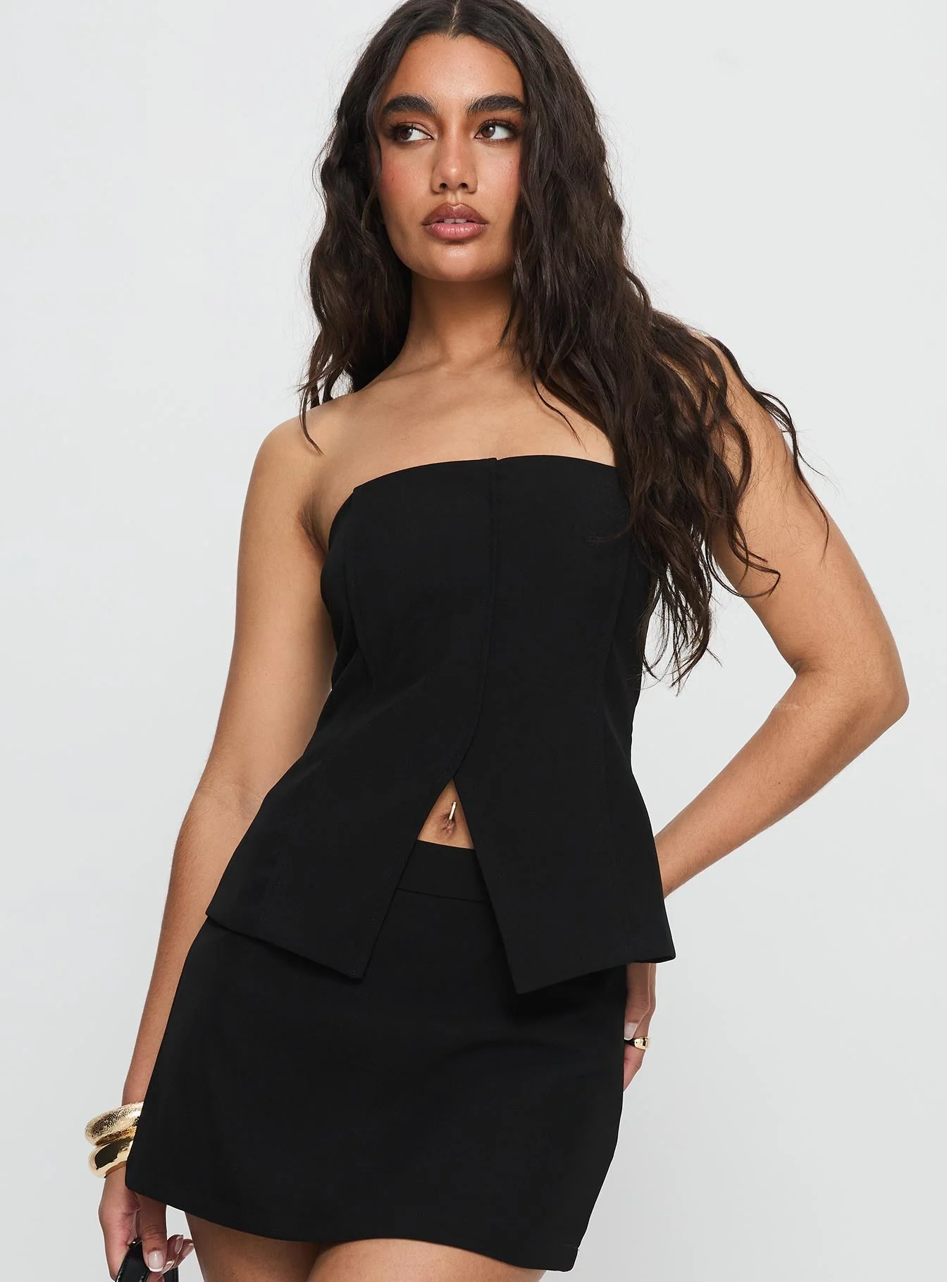 Lavish Living Strapless Top Black - Image 2