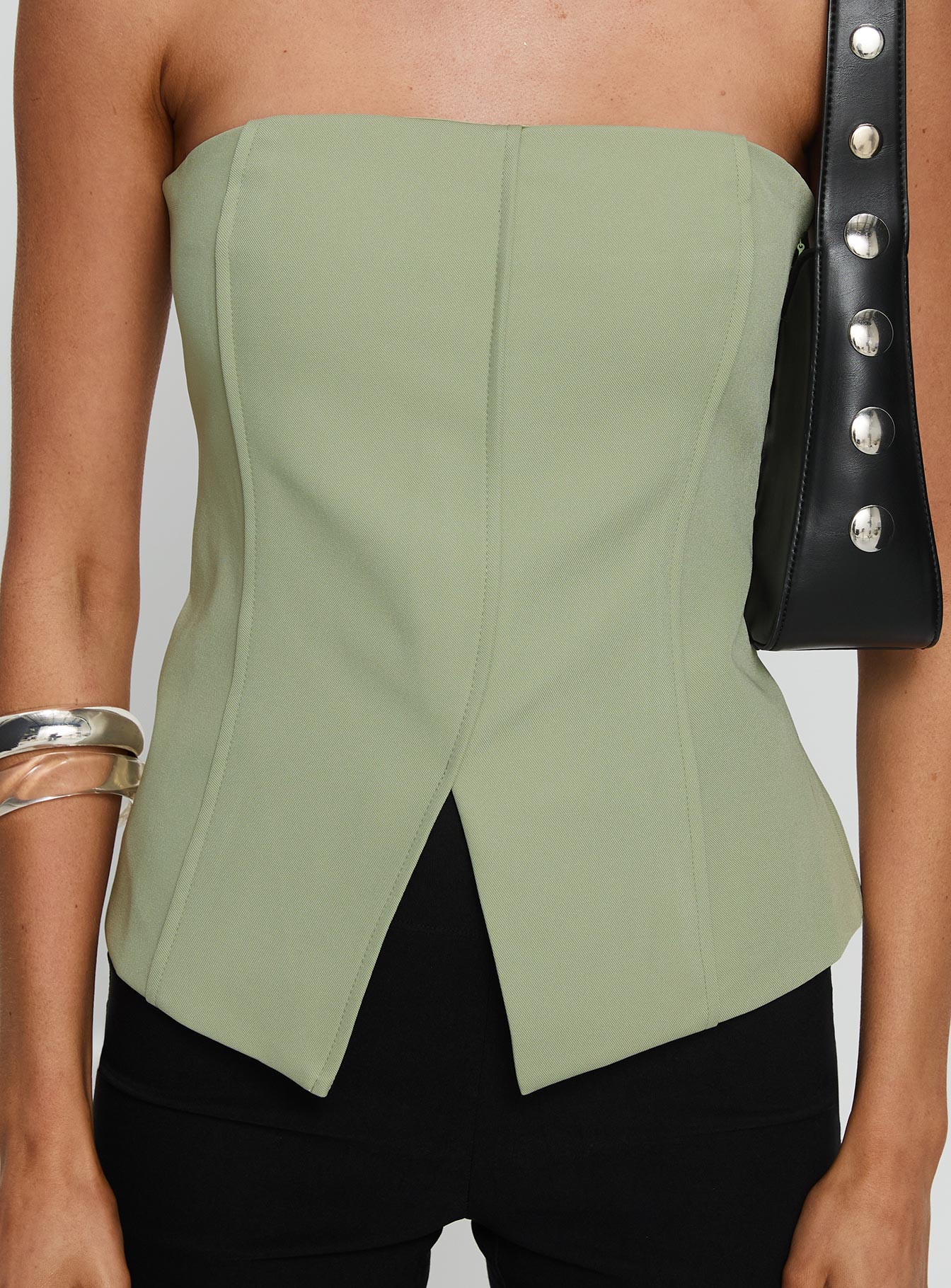 Lavish Living Strapless Top Green - Image 6
