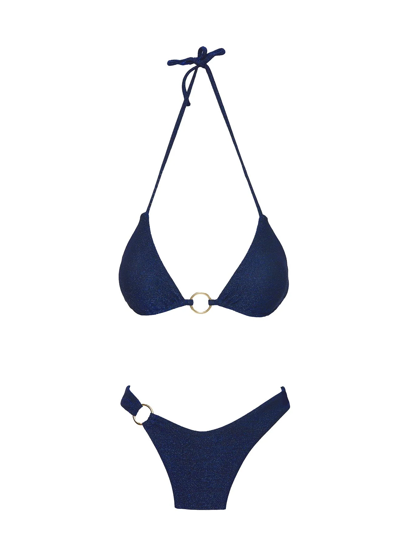 Layla Triangle Bikini Top Navy - Image 5
