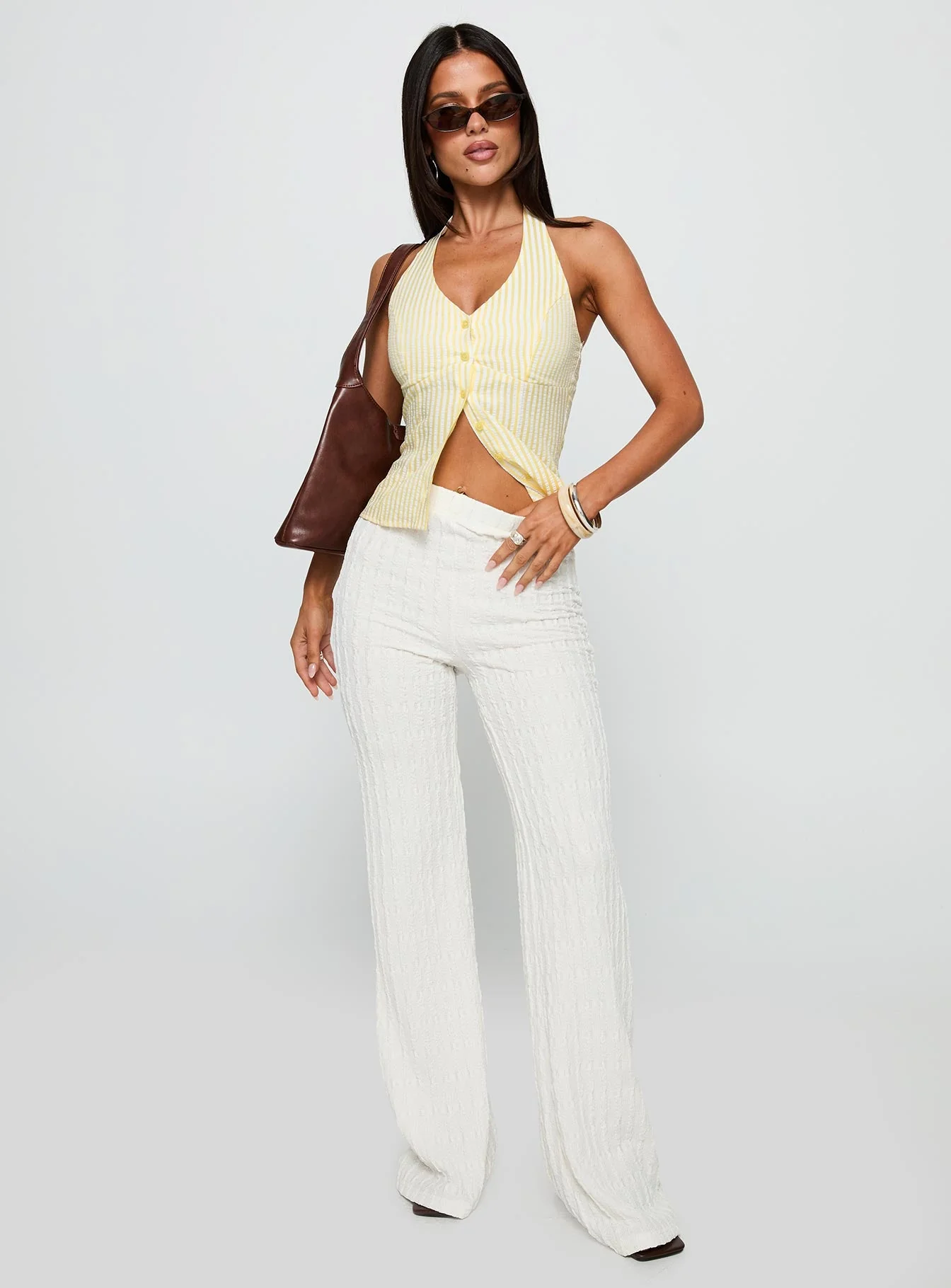Leisure State Knit Pant White - Image 3