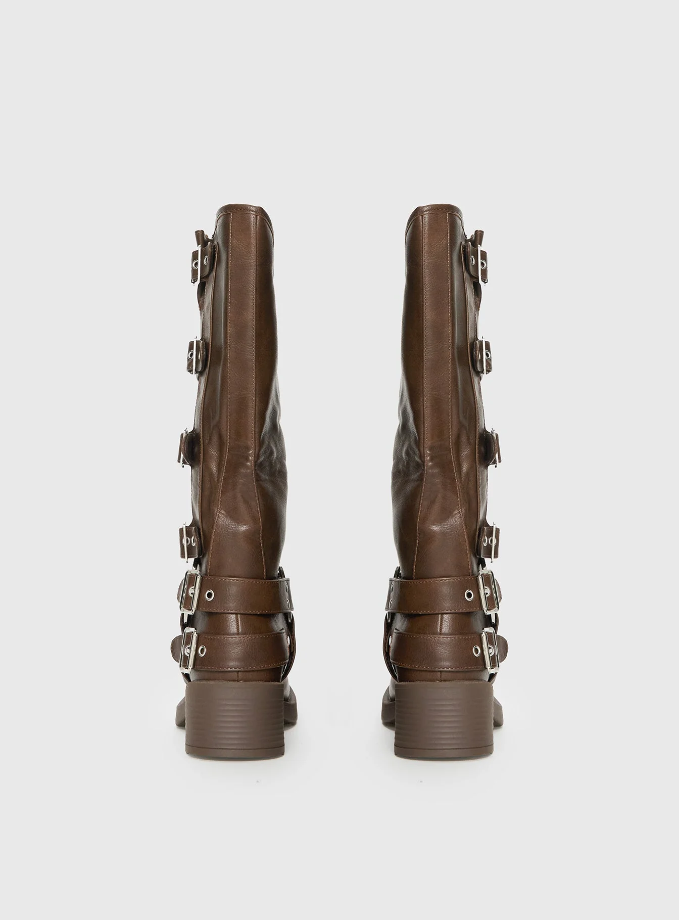 Buckle Down Boots Brown - Image 5