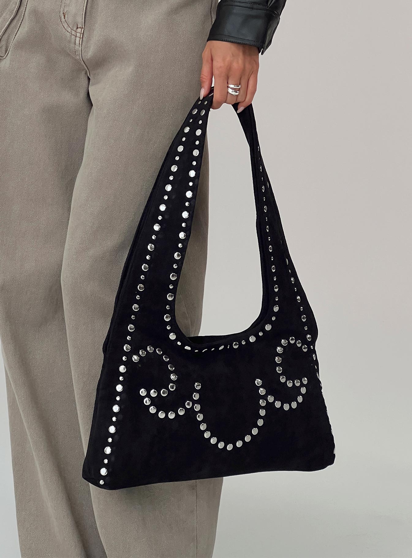 Lemoni Stud Bag Black - Image 6