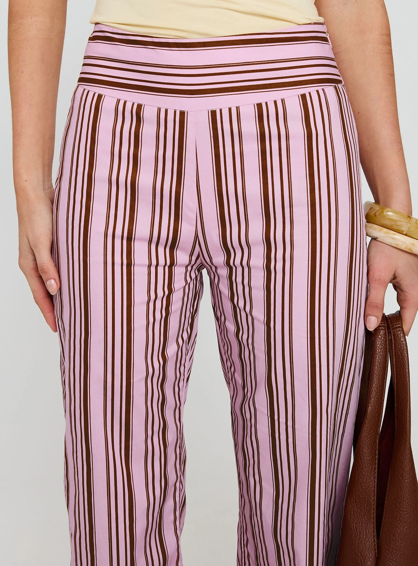 Leocadie Pants Pink Stripe - Image 6
