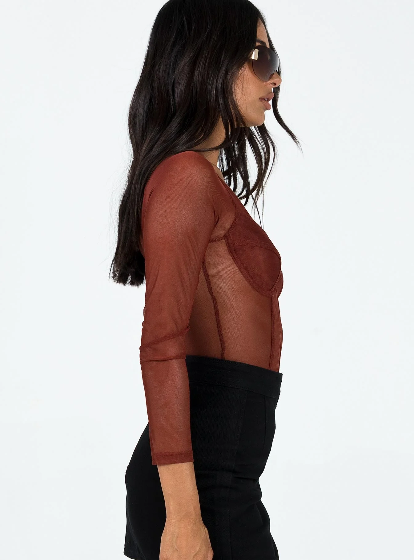 Leonie Bodysuit Brown - Image 4
