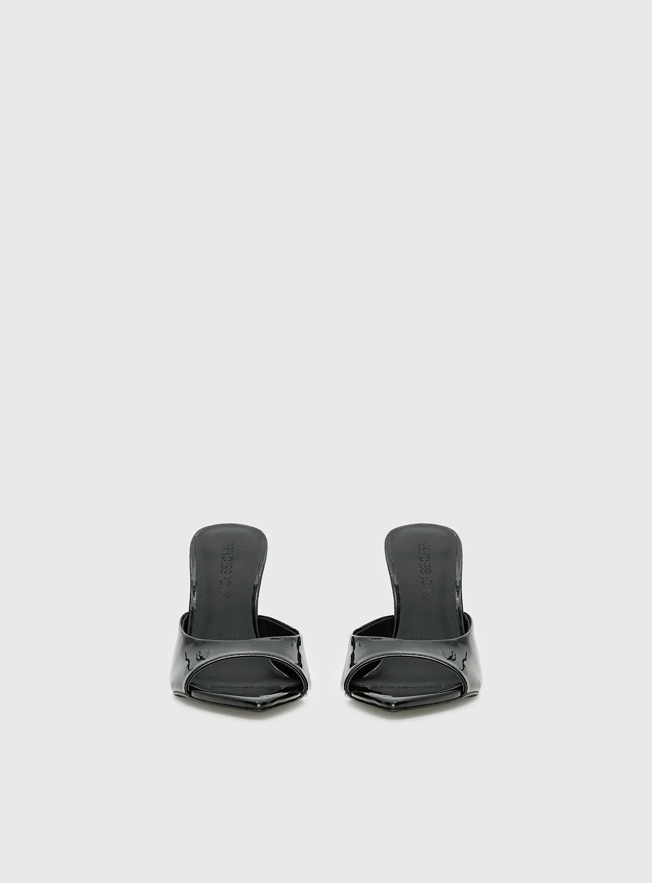 Let Love In Peep Toe Heels Black - Image 4