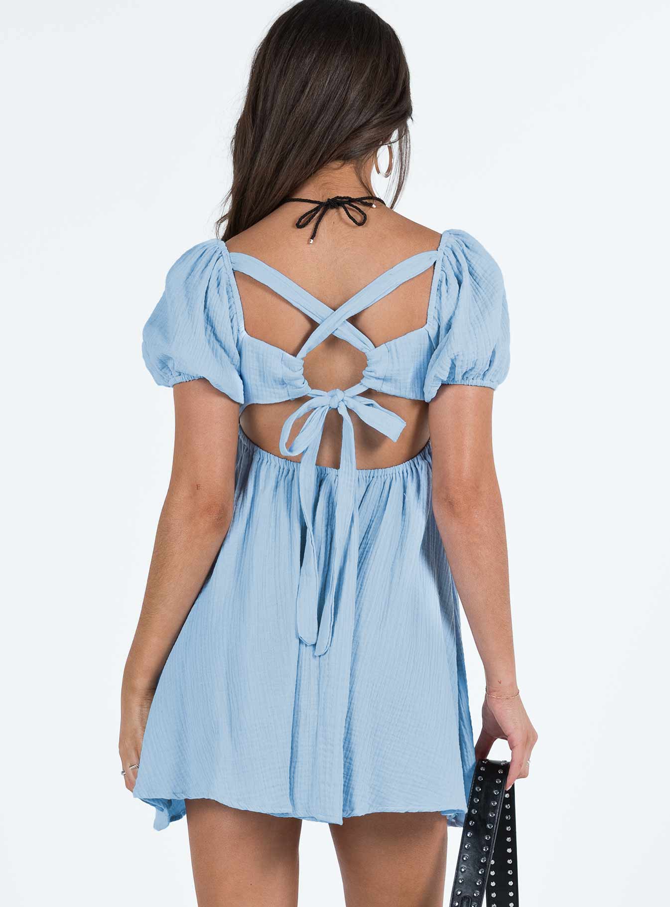 Let's Dance Mini Dress Blue - Image 5
