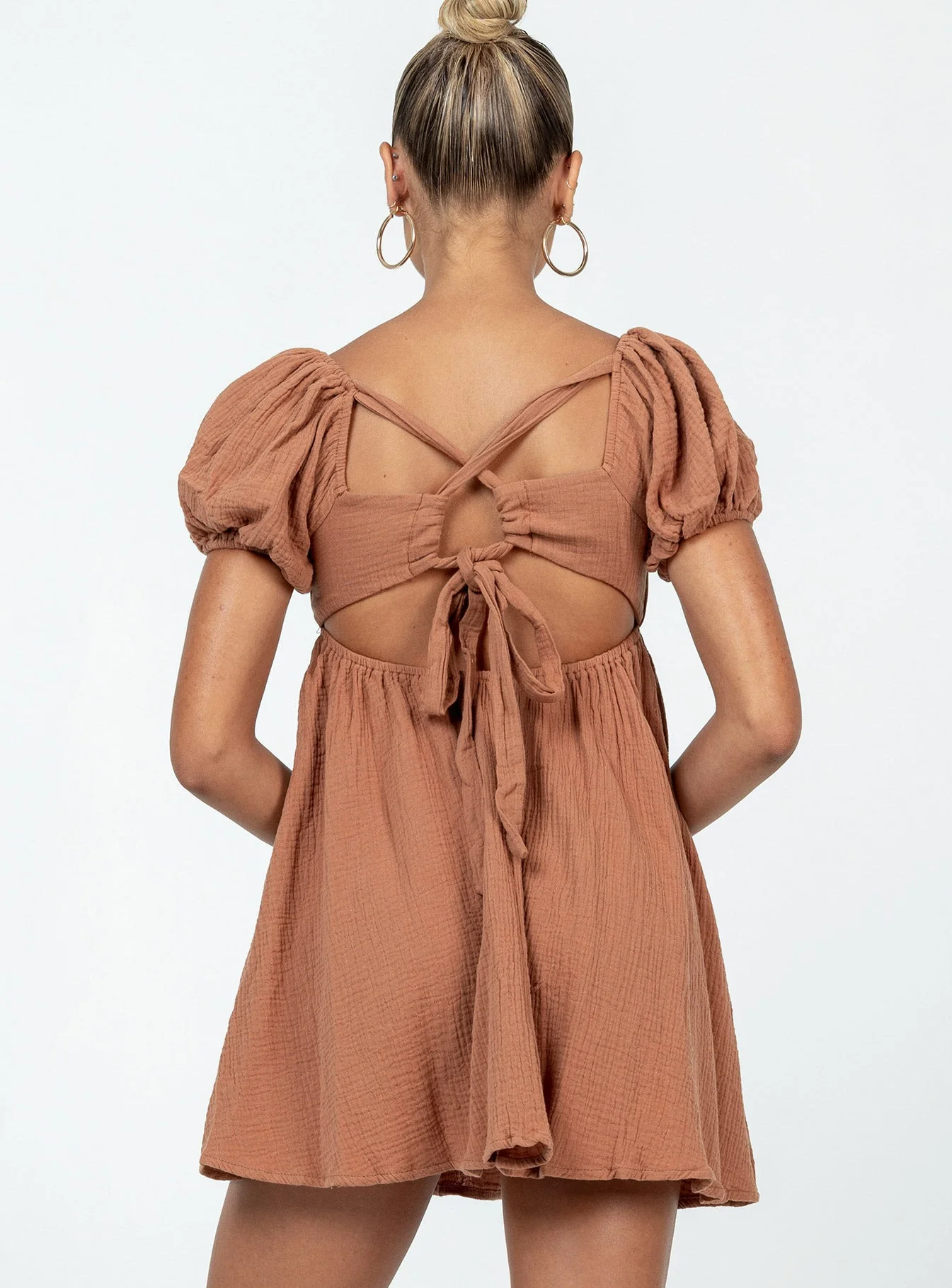 Let's Dance Mini Dress Brown - Image 5