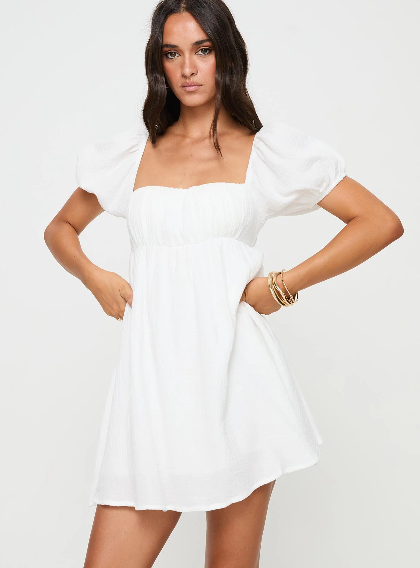 Let's Dance Mini Dress White - Image 2