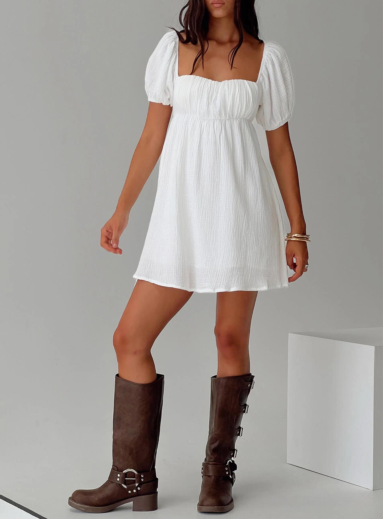 Let's Dance Mini Dress White - Image 7