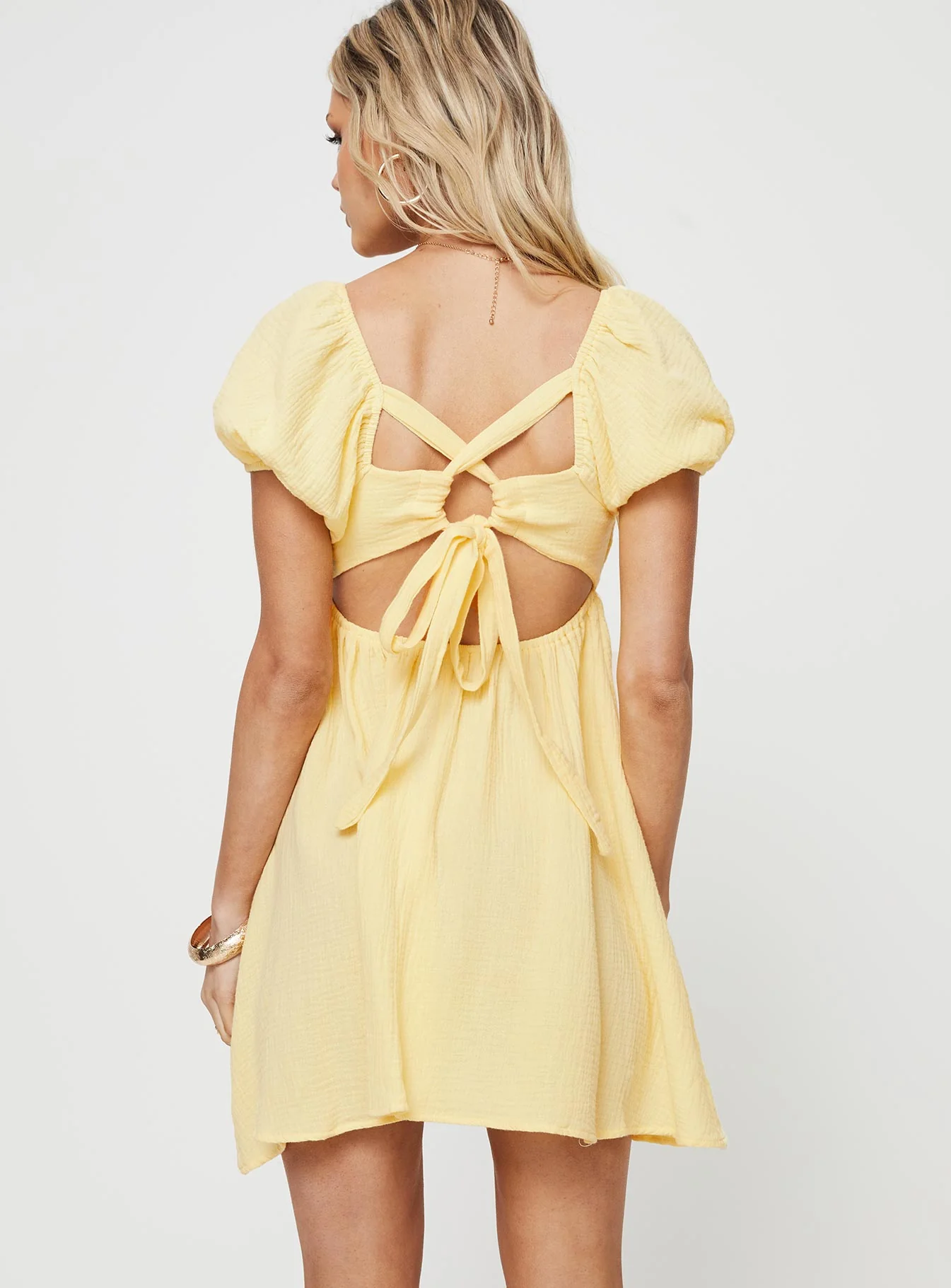 Let's Dance Mini Dress Yellow - Image 5