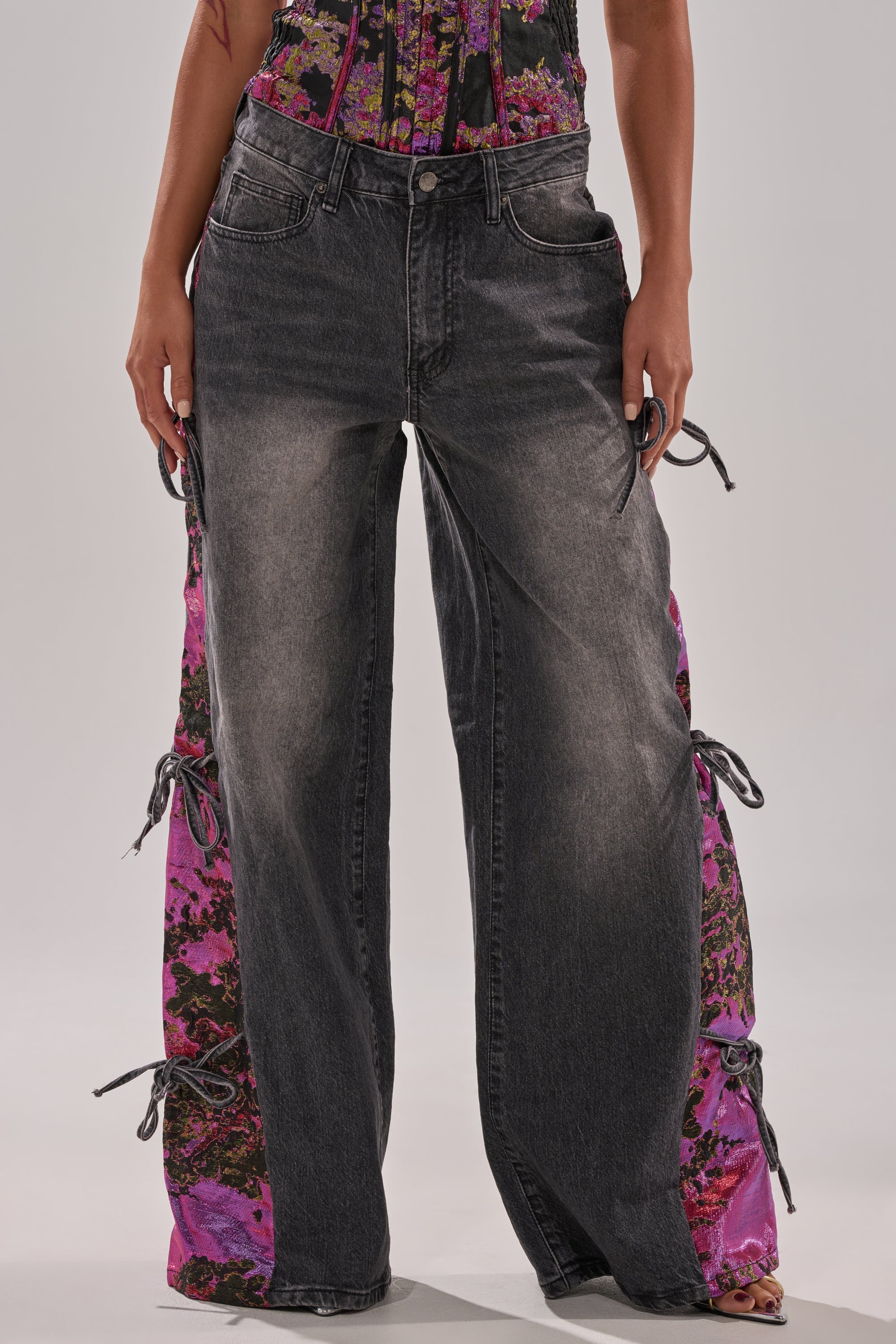 LETS PARTY BROCADE RELAXED DENIM - Image 2