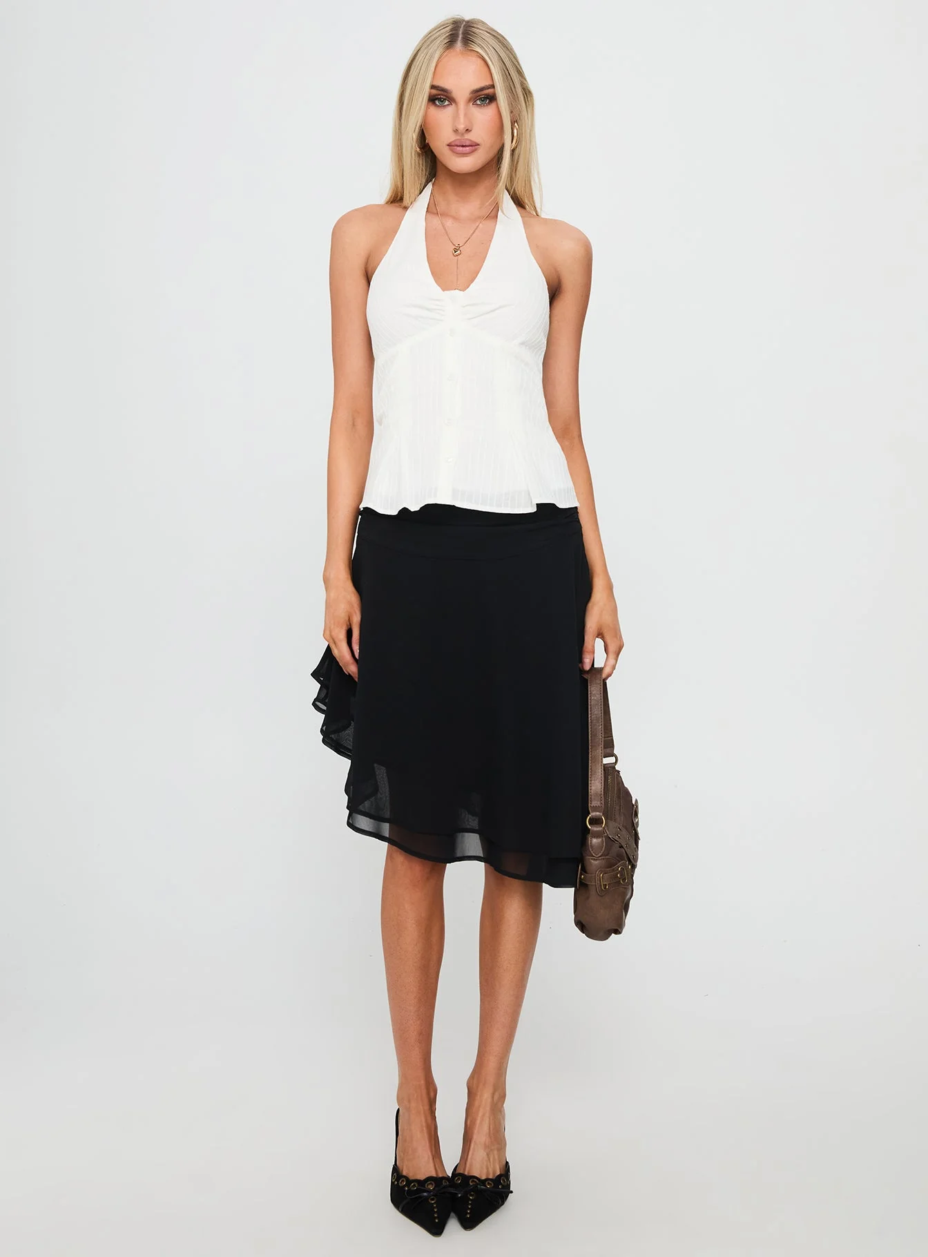 Life Goes By Sleeveless Top White - Image 7