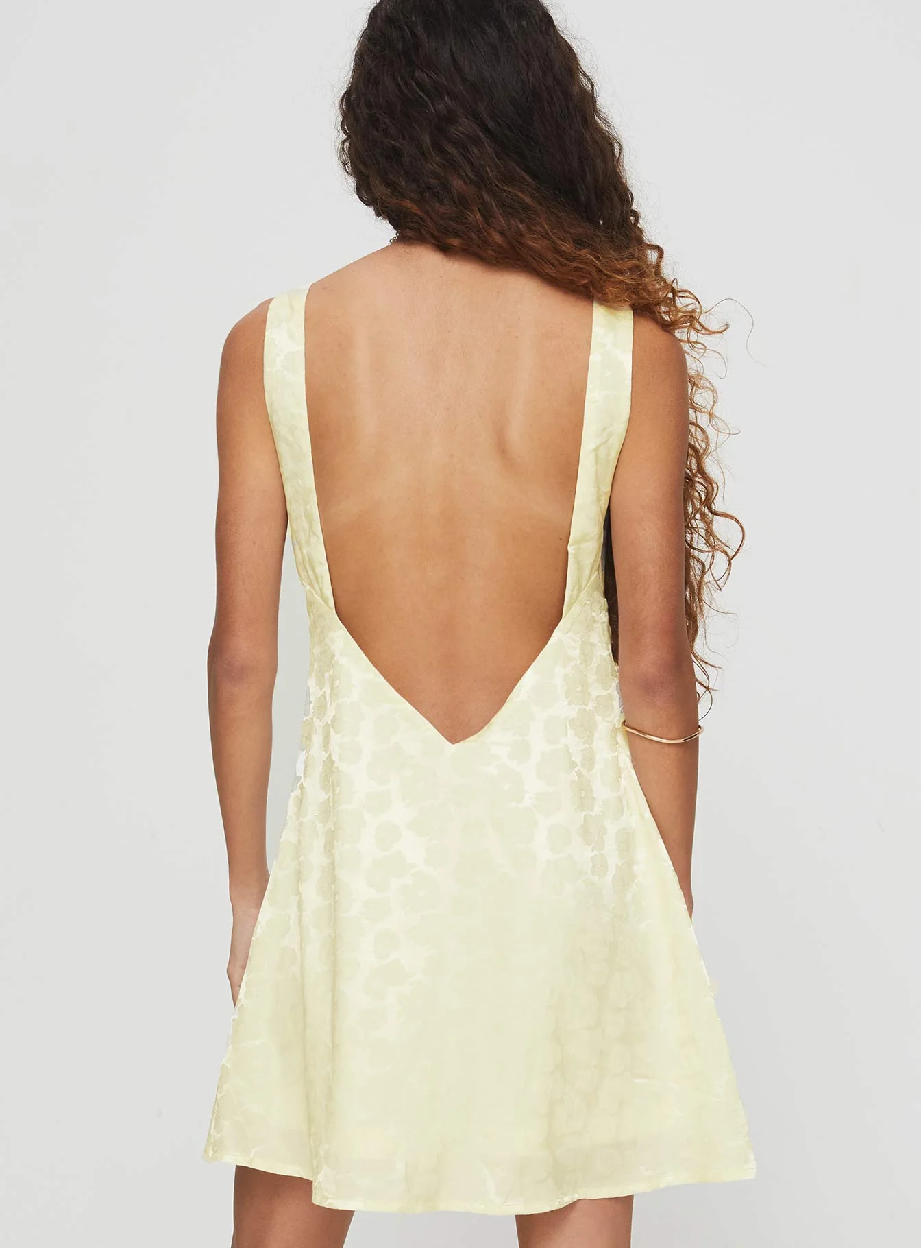 Life In Peace Mini Dress Cream - Image 5
