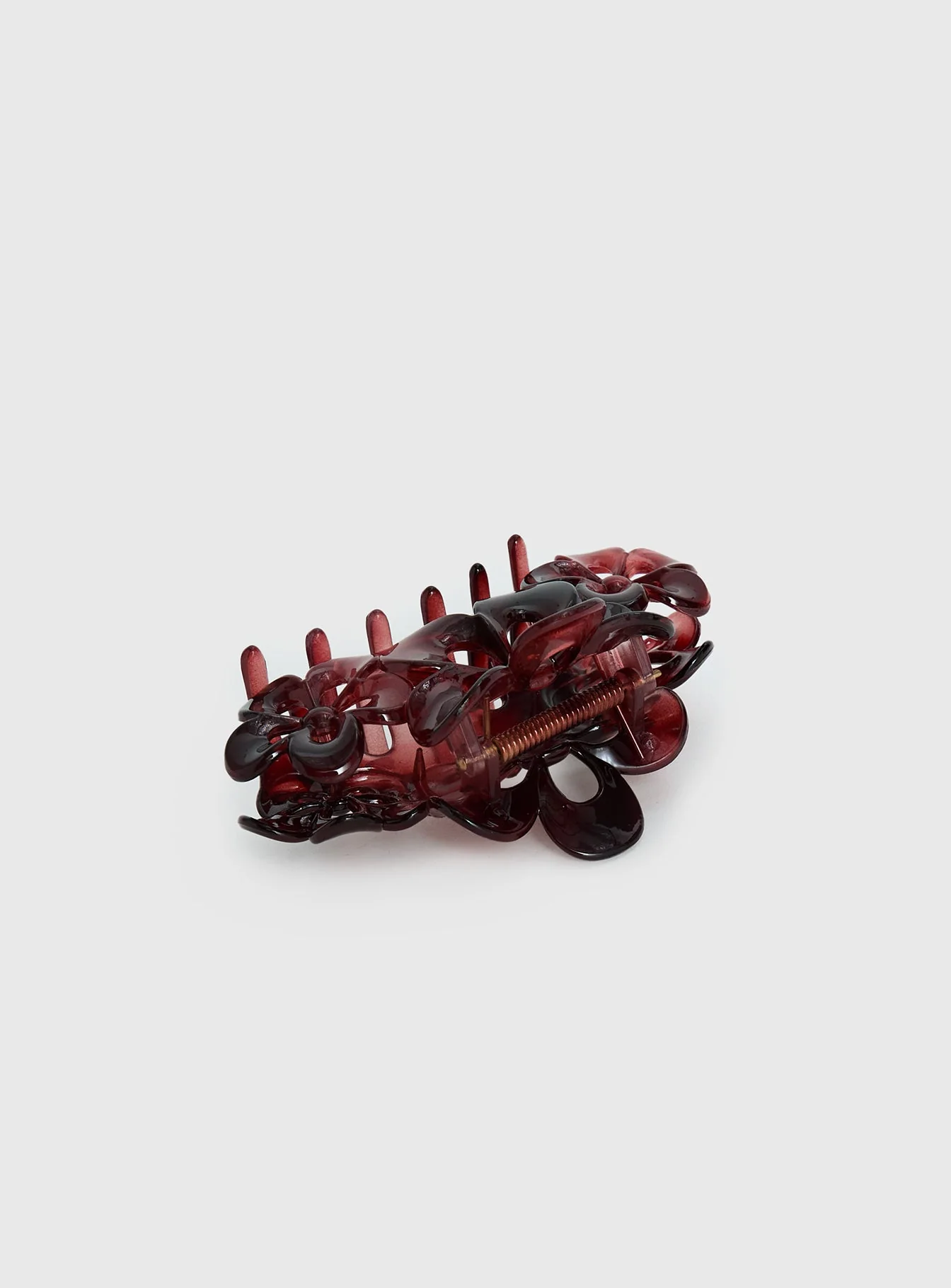 Lights Up Claw Clip Burgundy - Image 4