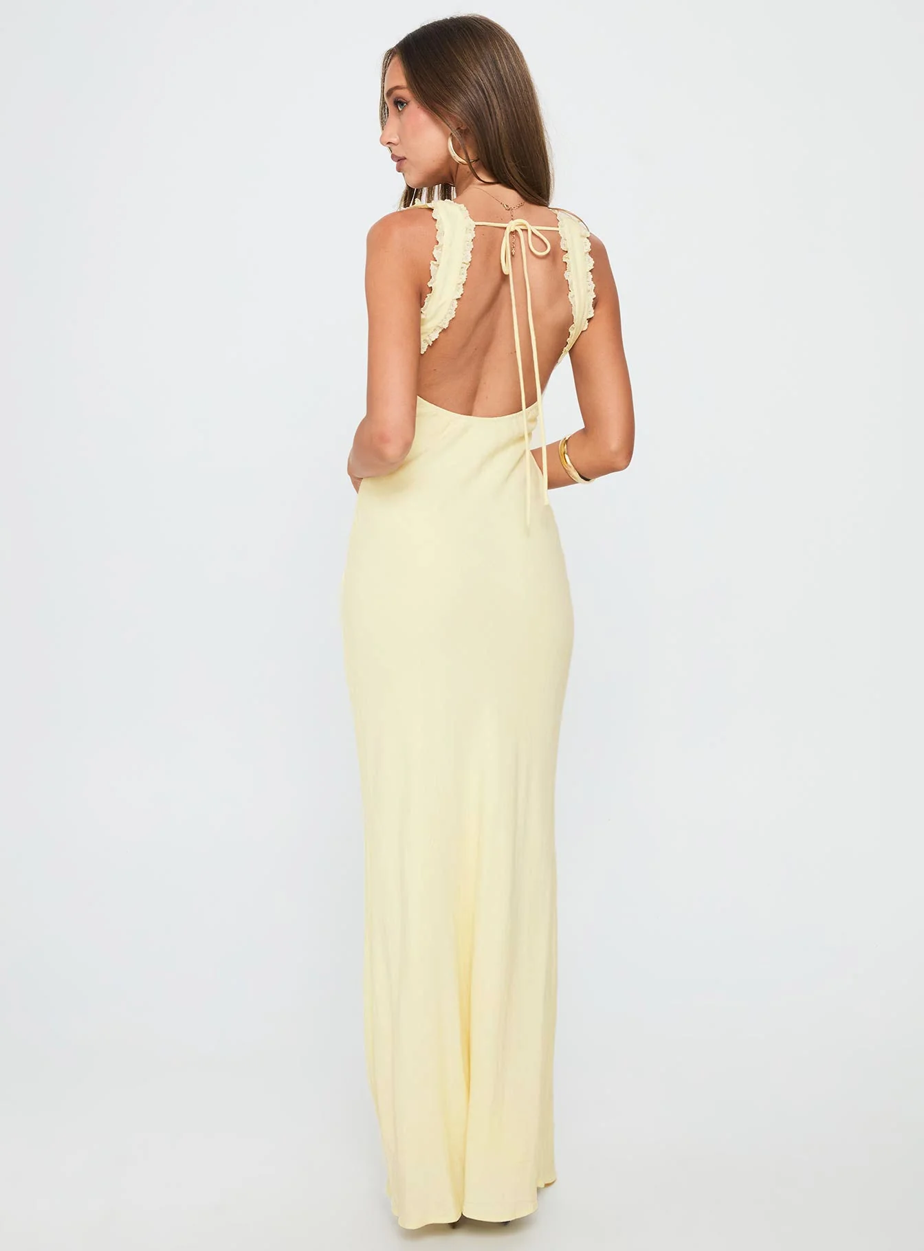 Lillette Maxi Dress Lemon - Image 5